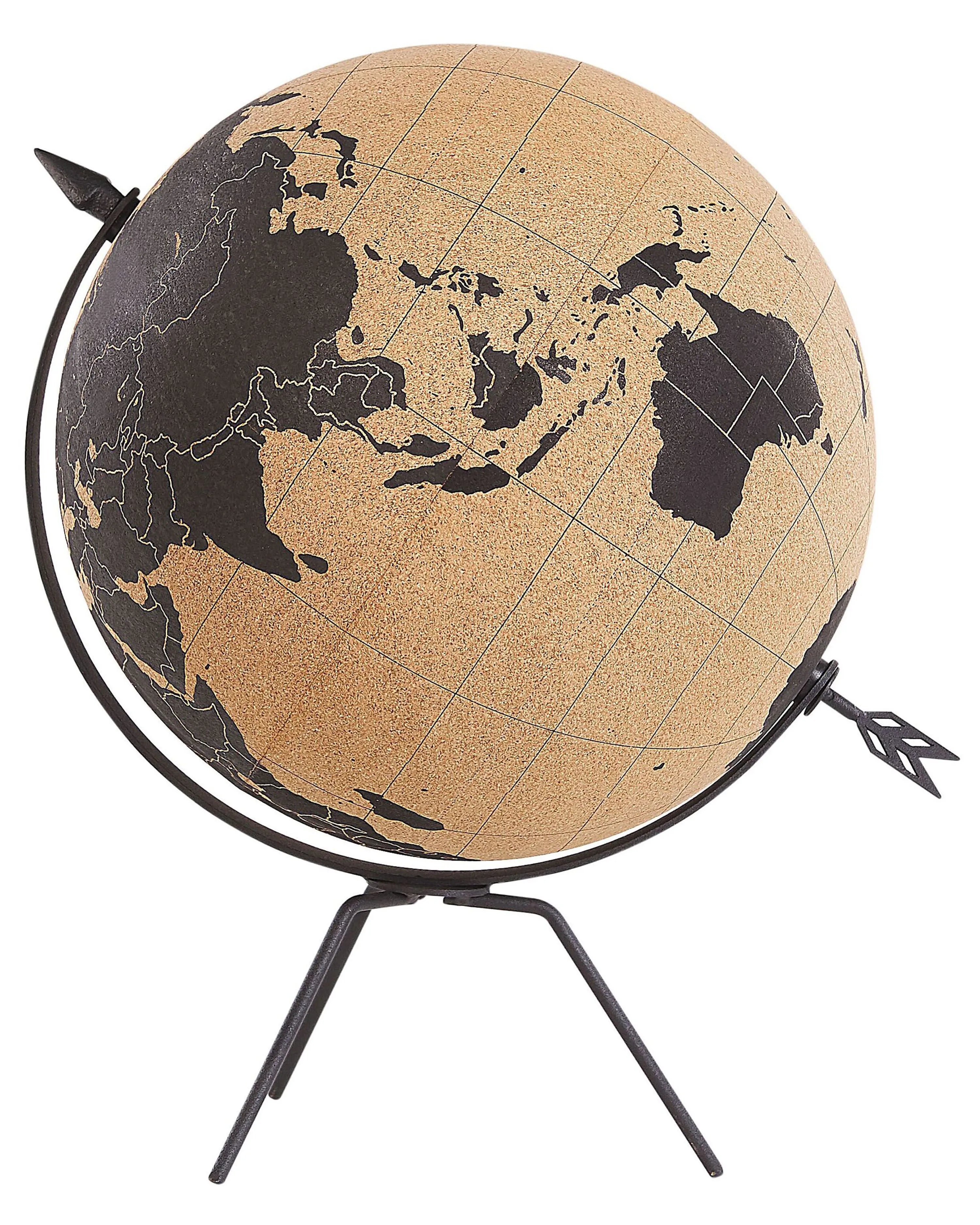 Mappamondo BATTUTA Marrone 35 cm