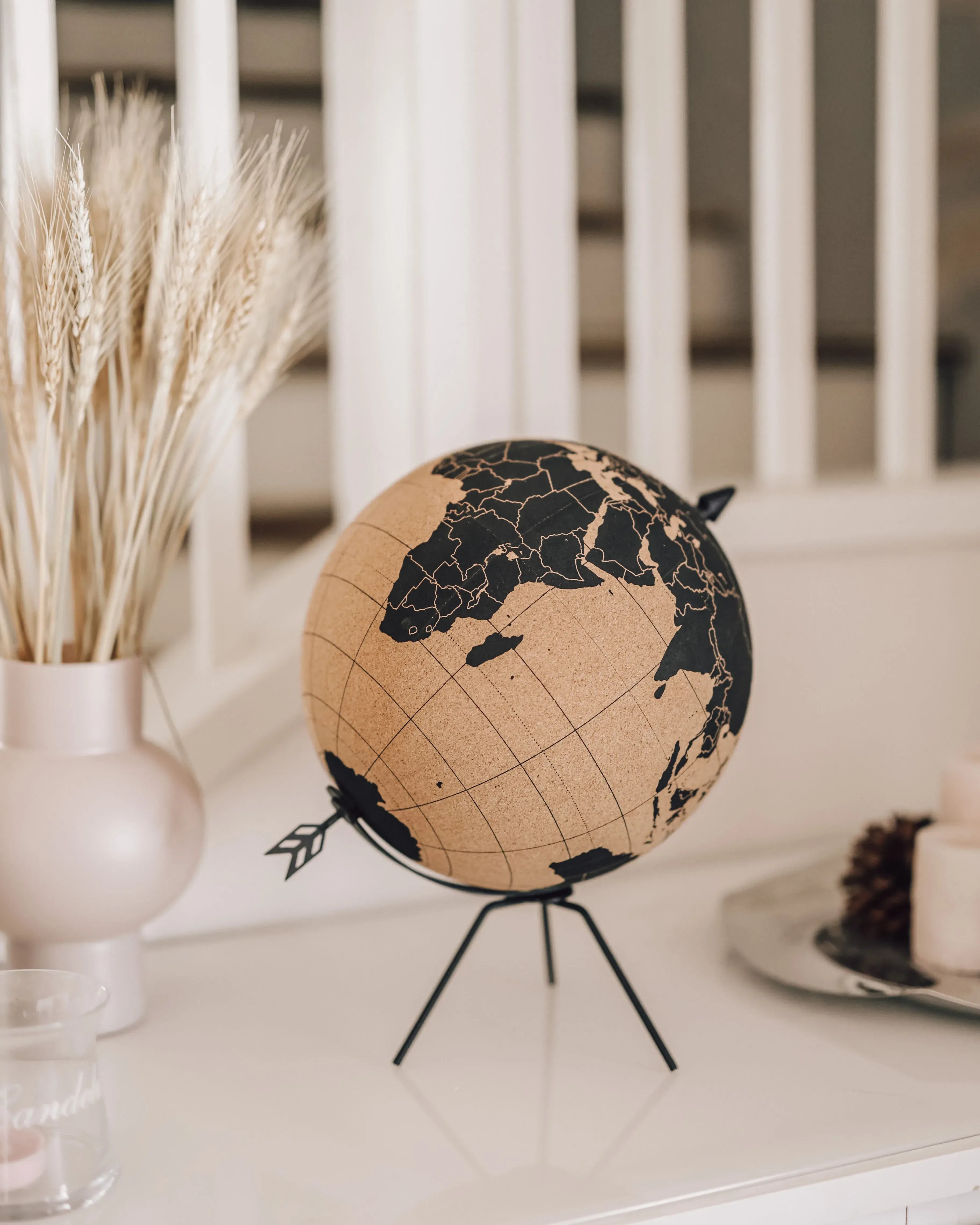 Mappamondo BATTUTA Marrone 35 cm