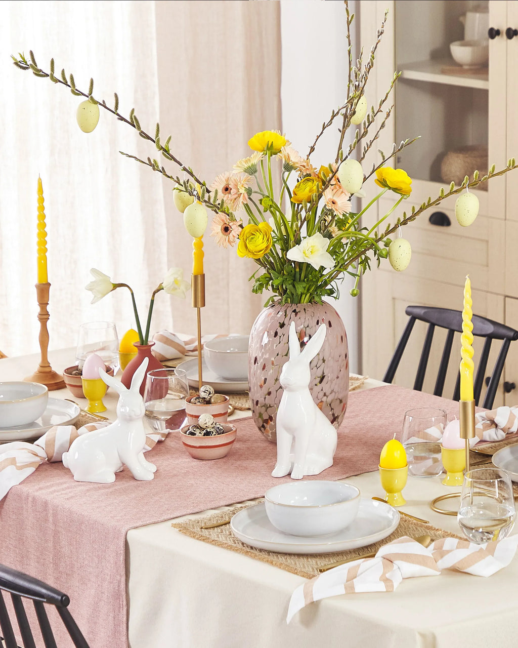 Accessorio decorativo Coniglio PAIMPOL Ceramica Bianco