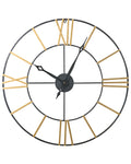 Orologio da parete VALSOT 80 cm Metallo Oro