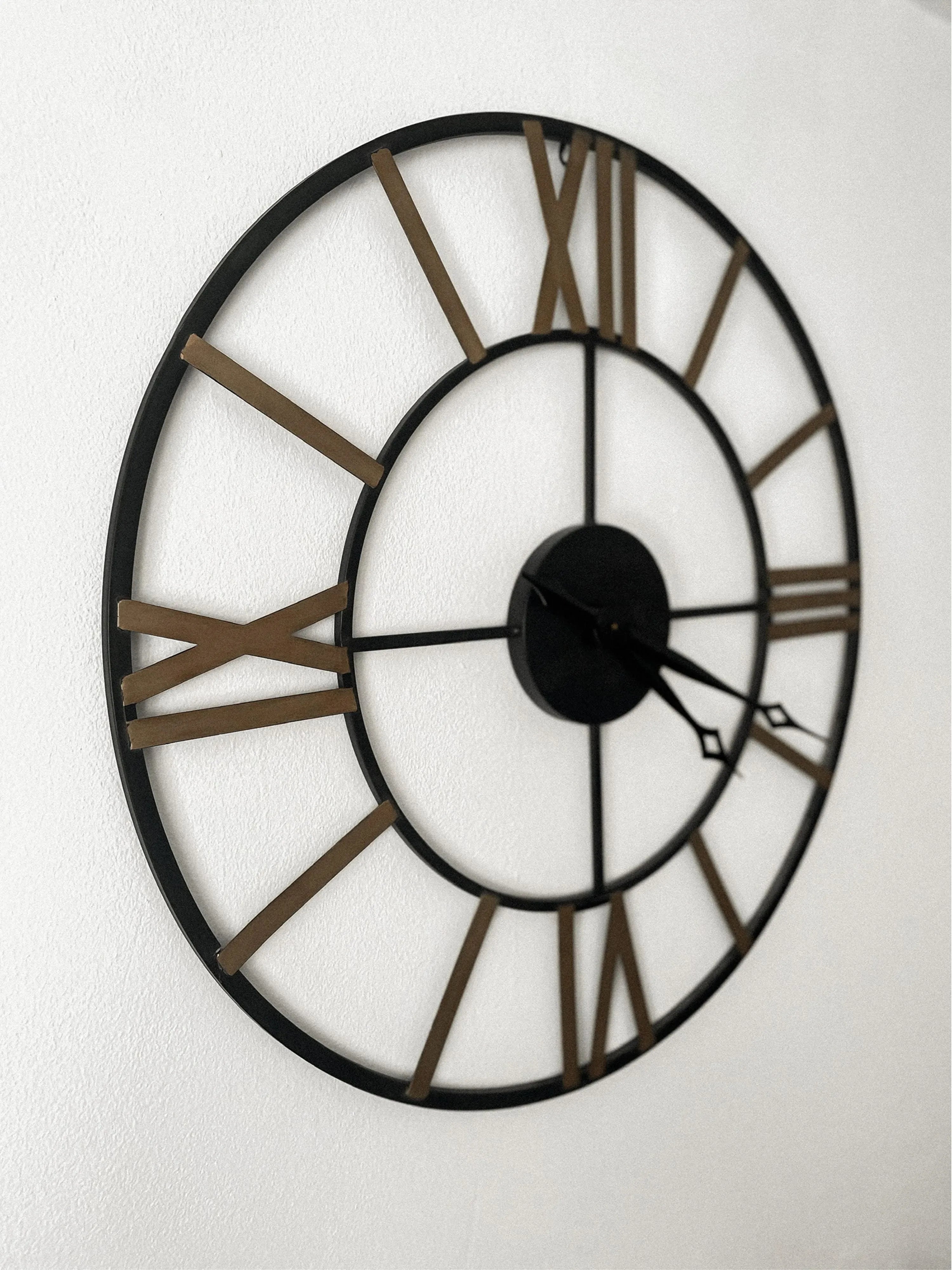Orologio da parete VALSOT 80 cm Metallo Oro