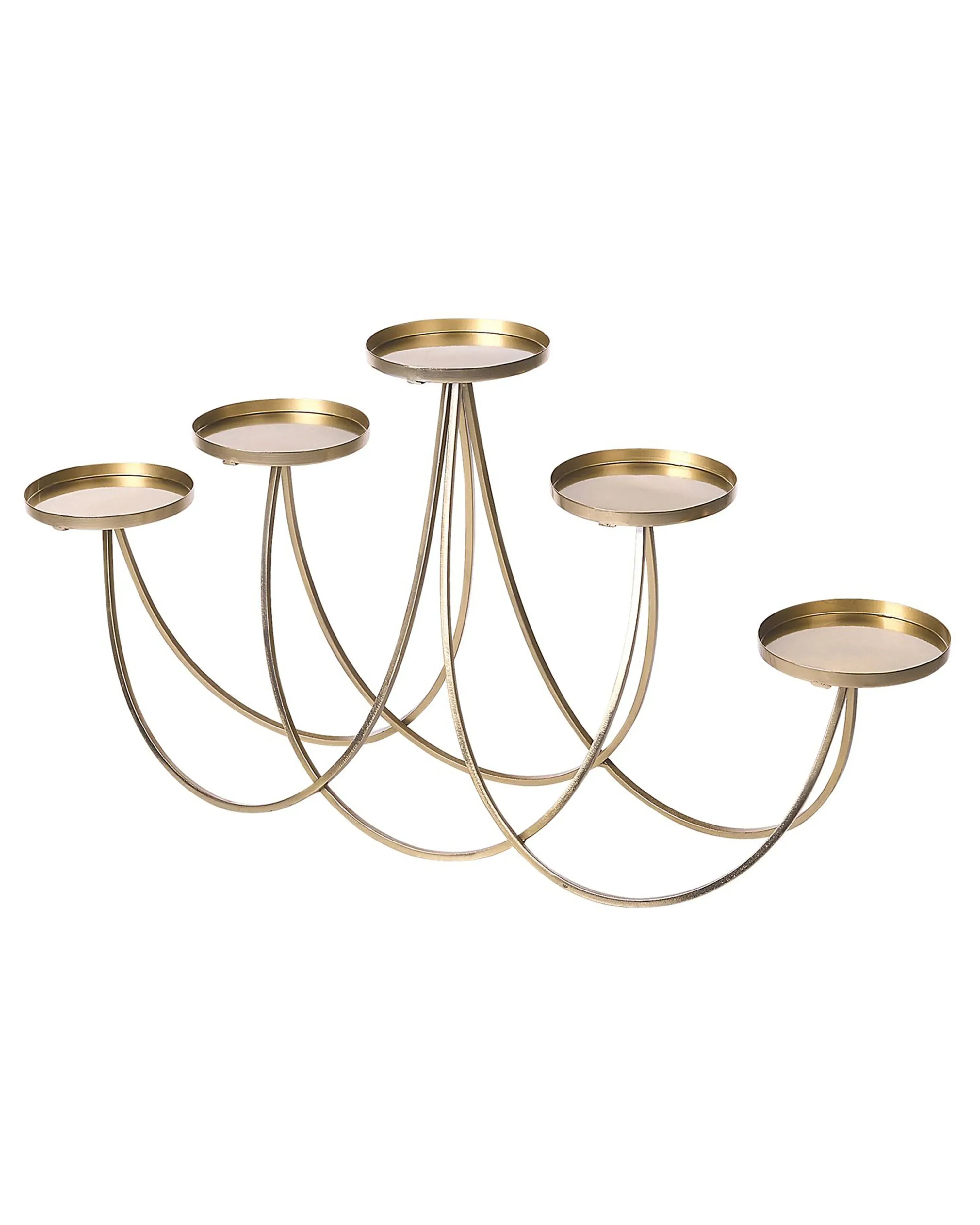 Portacandele BUARAN Metallo 38 cm Oro