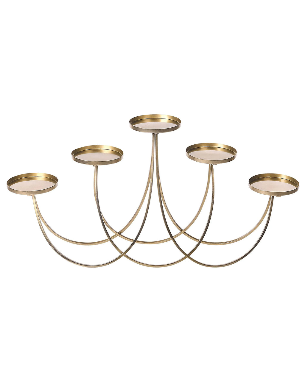 Portacandele BUARAN Metallo 38 cm Oro