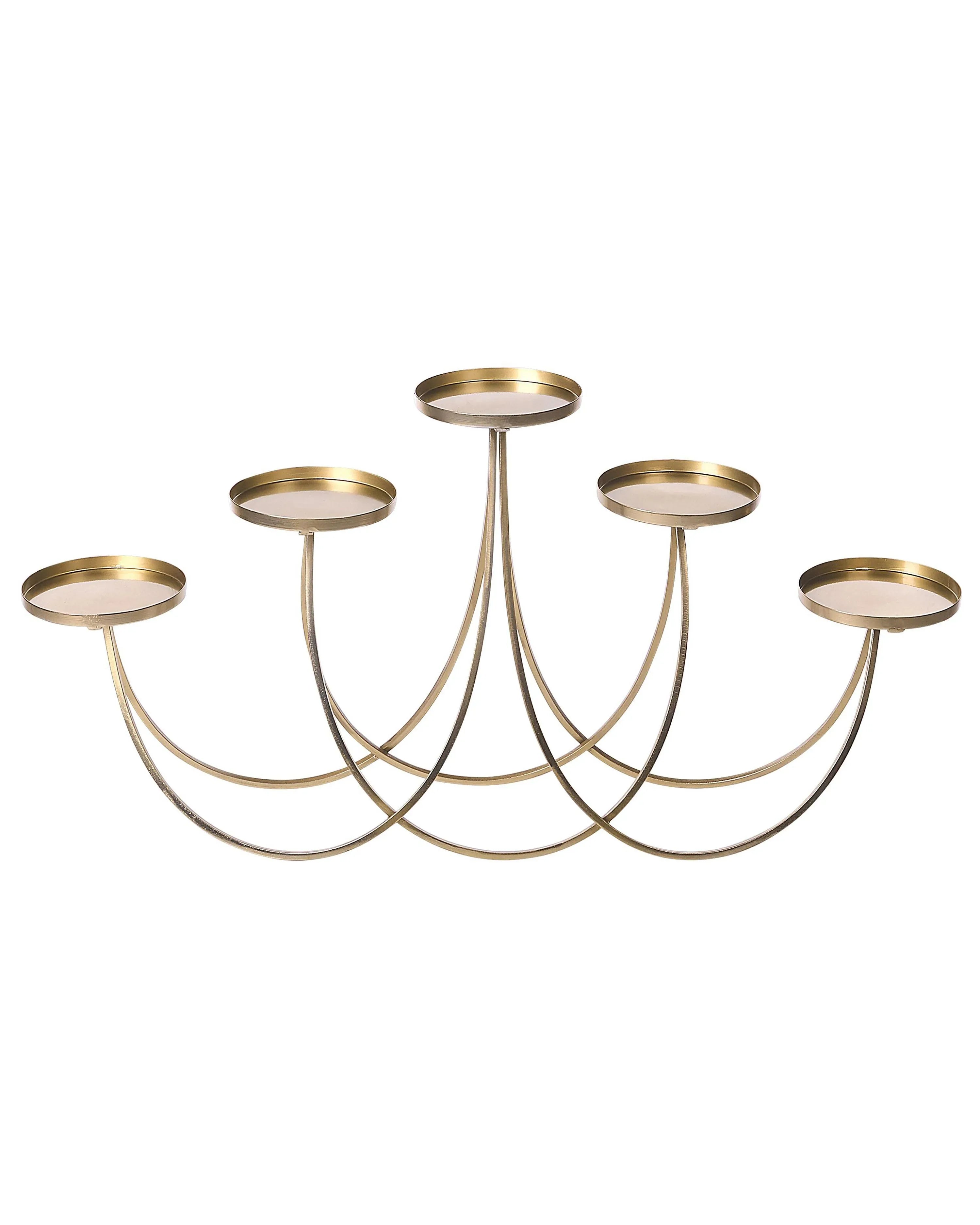 Portacandele BUARAN Metallo 38 cm Oro