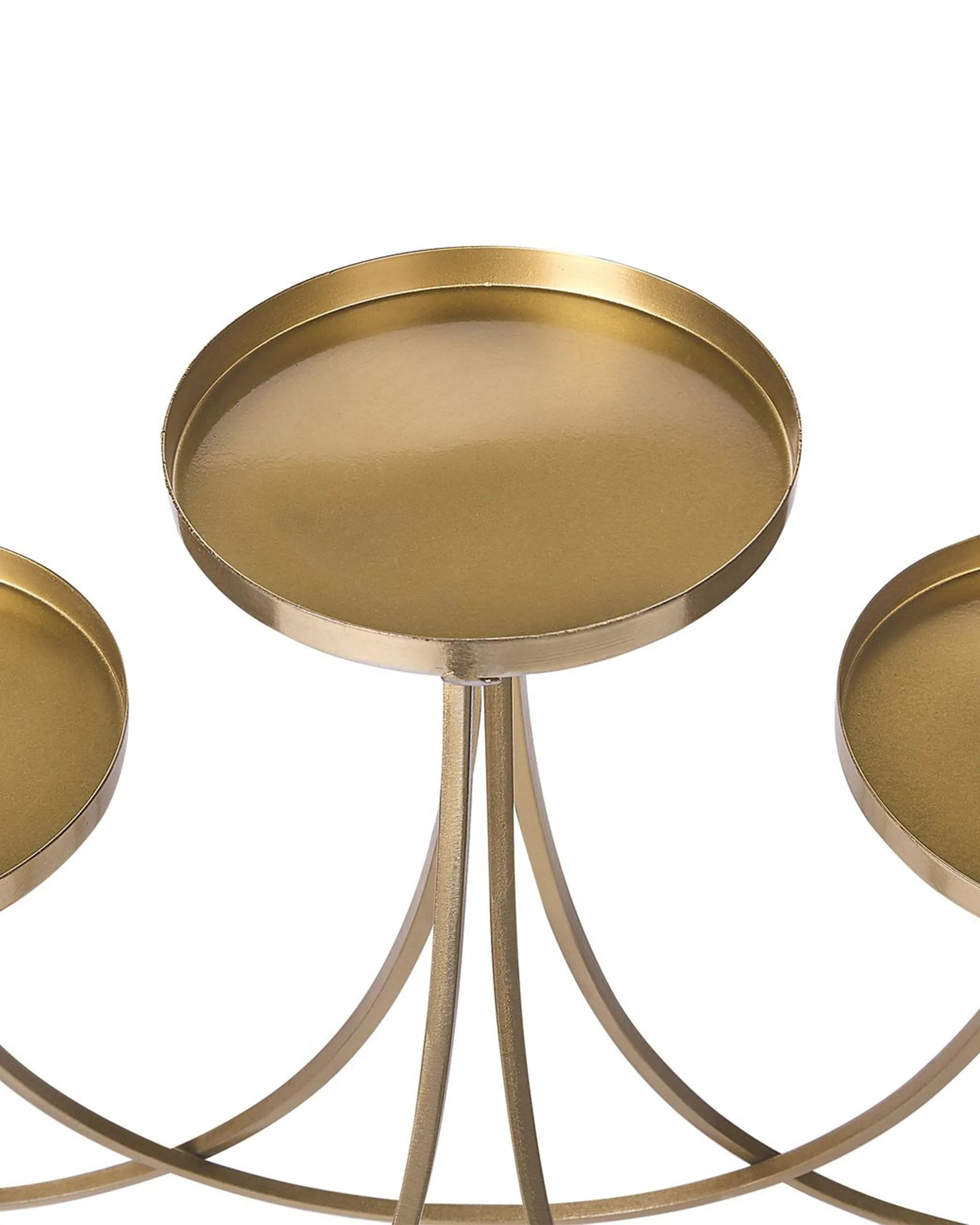 Portacandele BUARAN Metallo 38 cm Oro