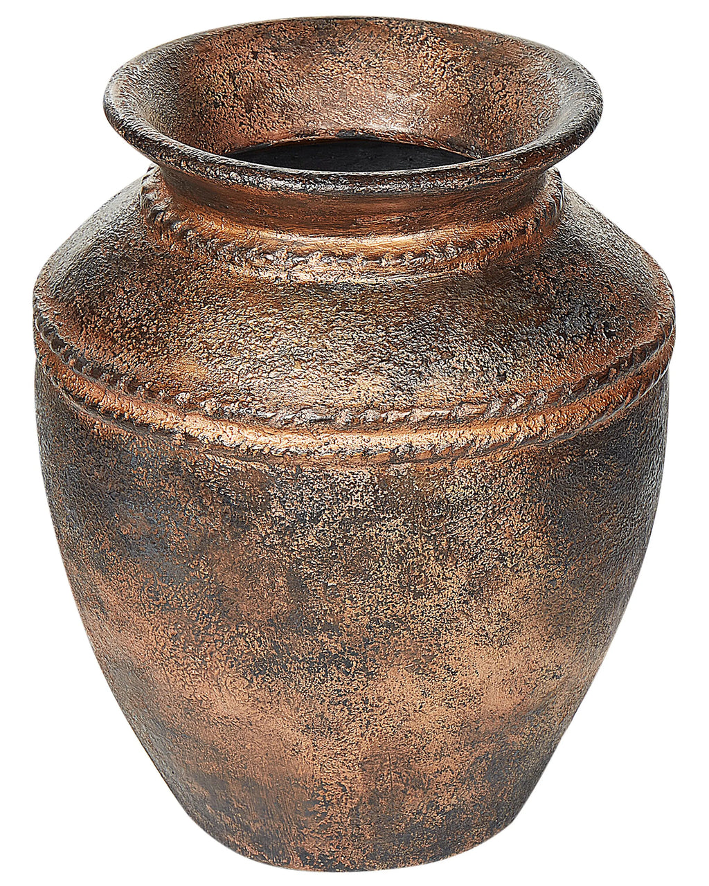 Vaso decorativo PUCHONG Ceramica 40 cm Rame