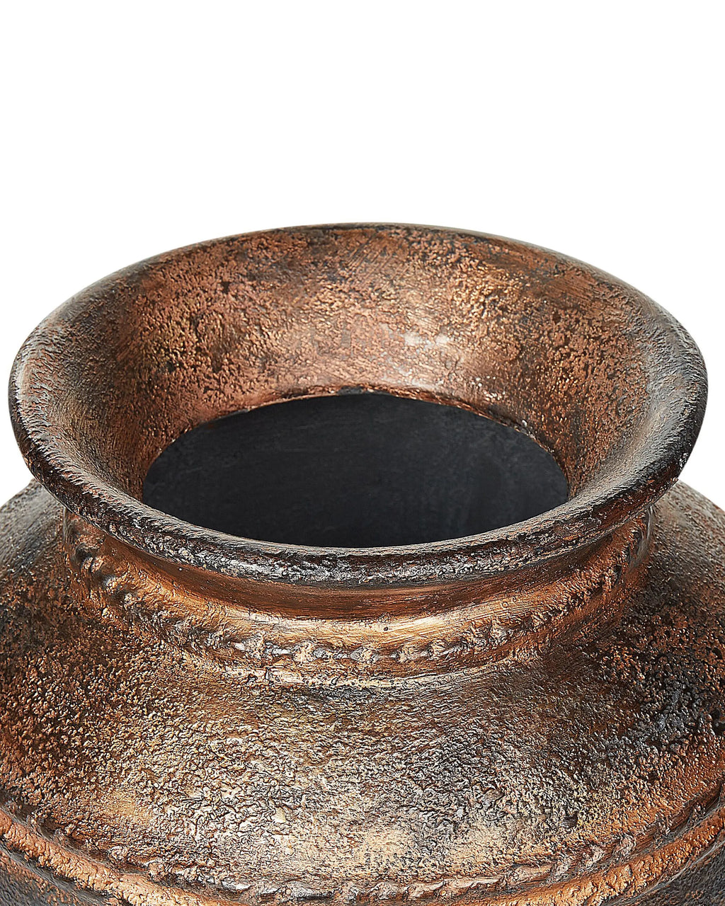 Vaso decorativo PUCHONG Ceramica 40 cm Rame