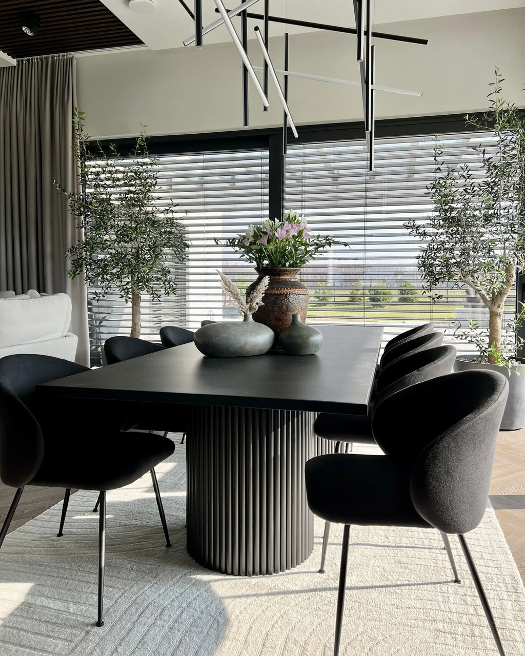 Vaso decorativo PUCHONG Ceramica 40 cm Rame