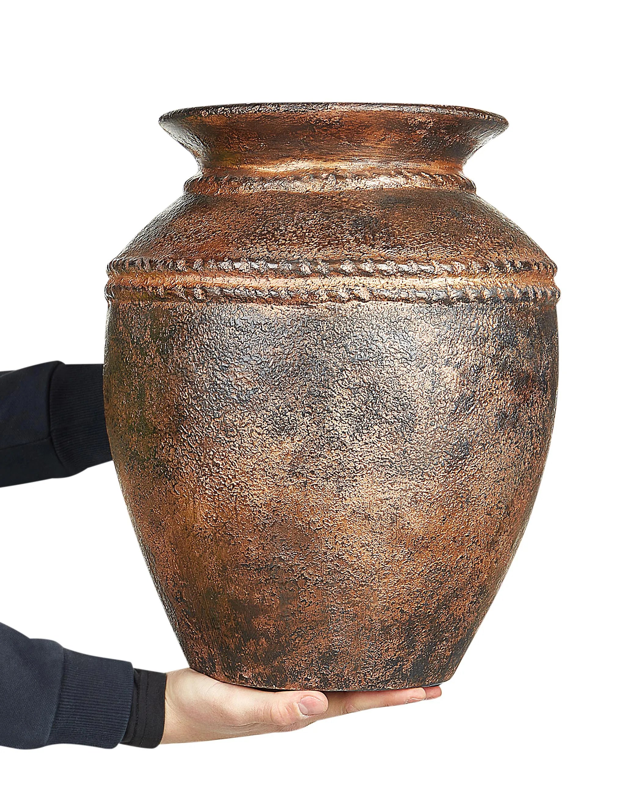Vaso decorativo PUCHONG Ceramica 40 cm Rame