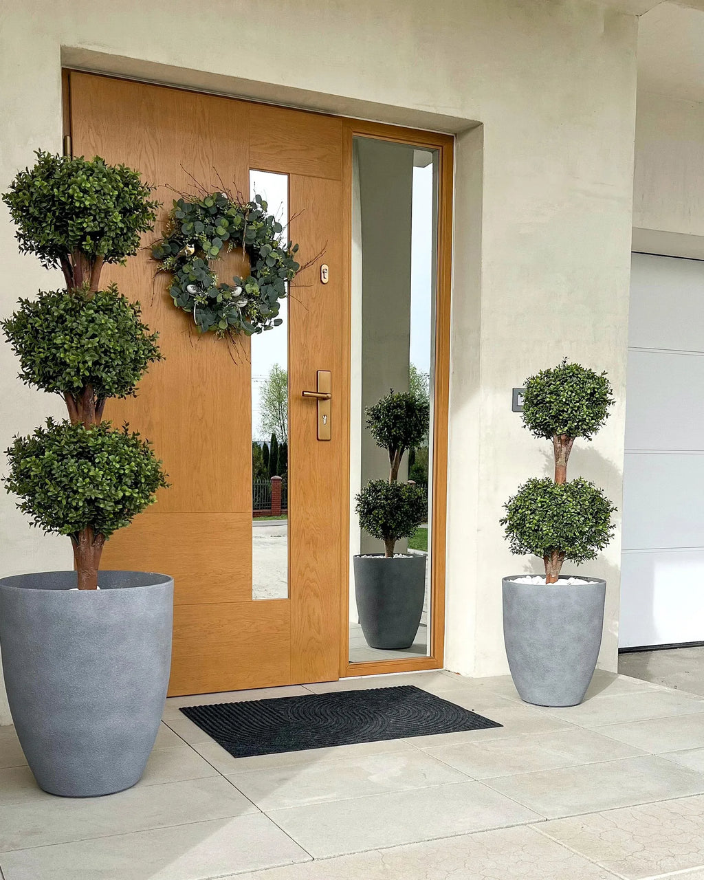 Pianta artificiale BUXUS BALL TREE 92 cm Verde