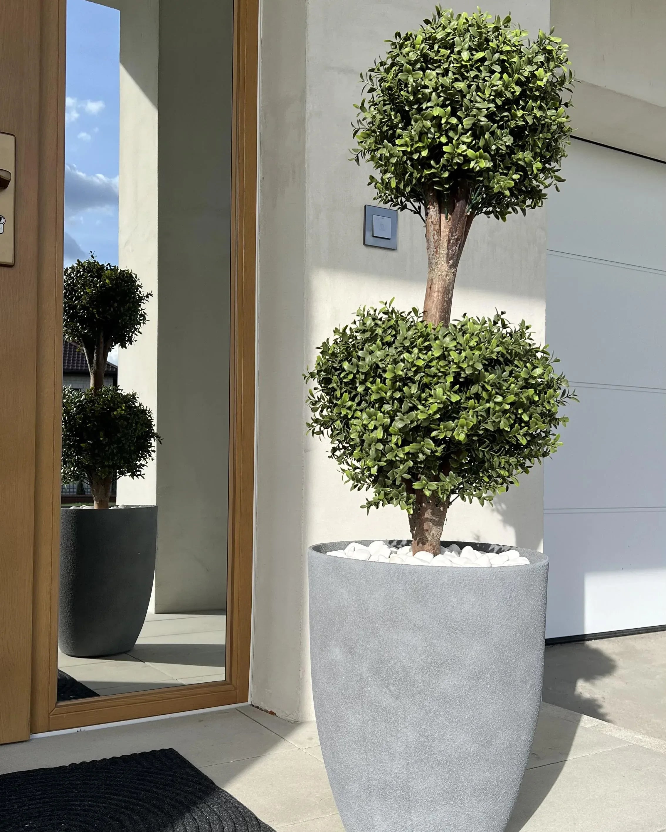 Pianta artificiale BUXUS BALL TREE 92 cm Verde