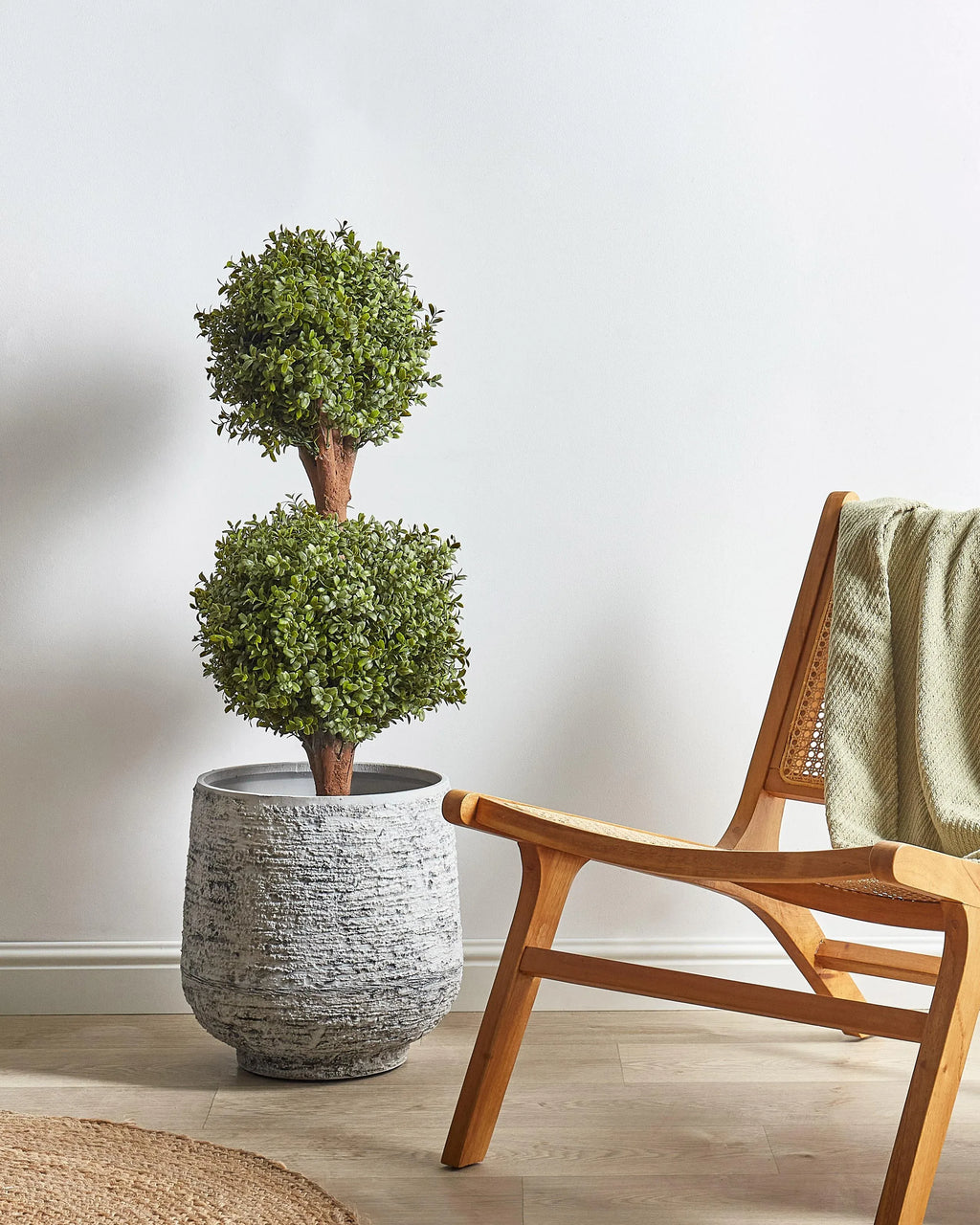 Pianta artificiale BUXUS BALL TREE 92 cm Verde