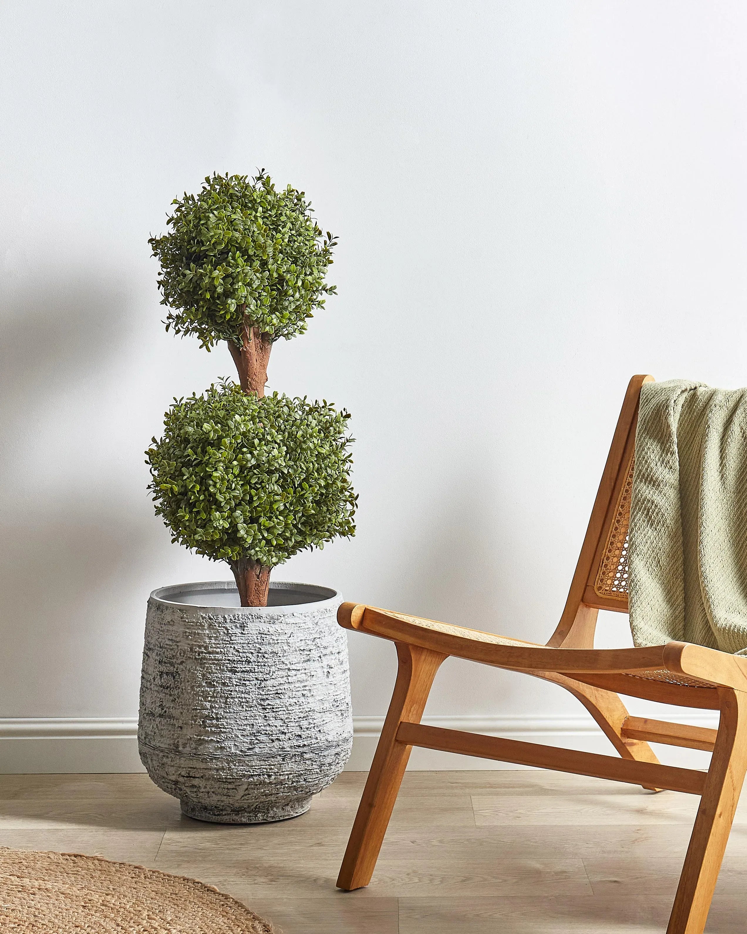 Pianta artificiale BUXUS BALL TREE 92 cm Verde