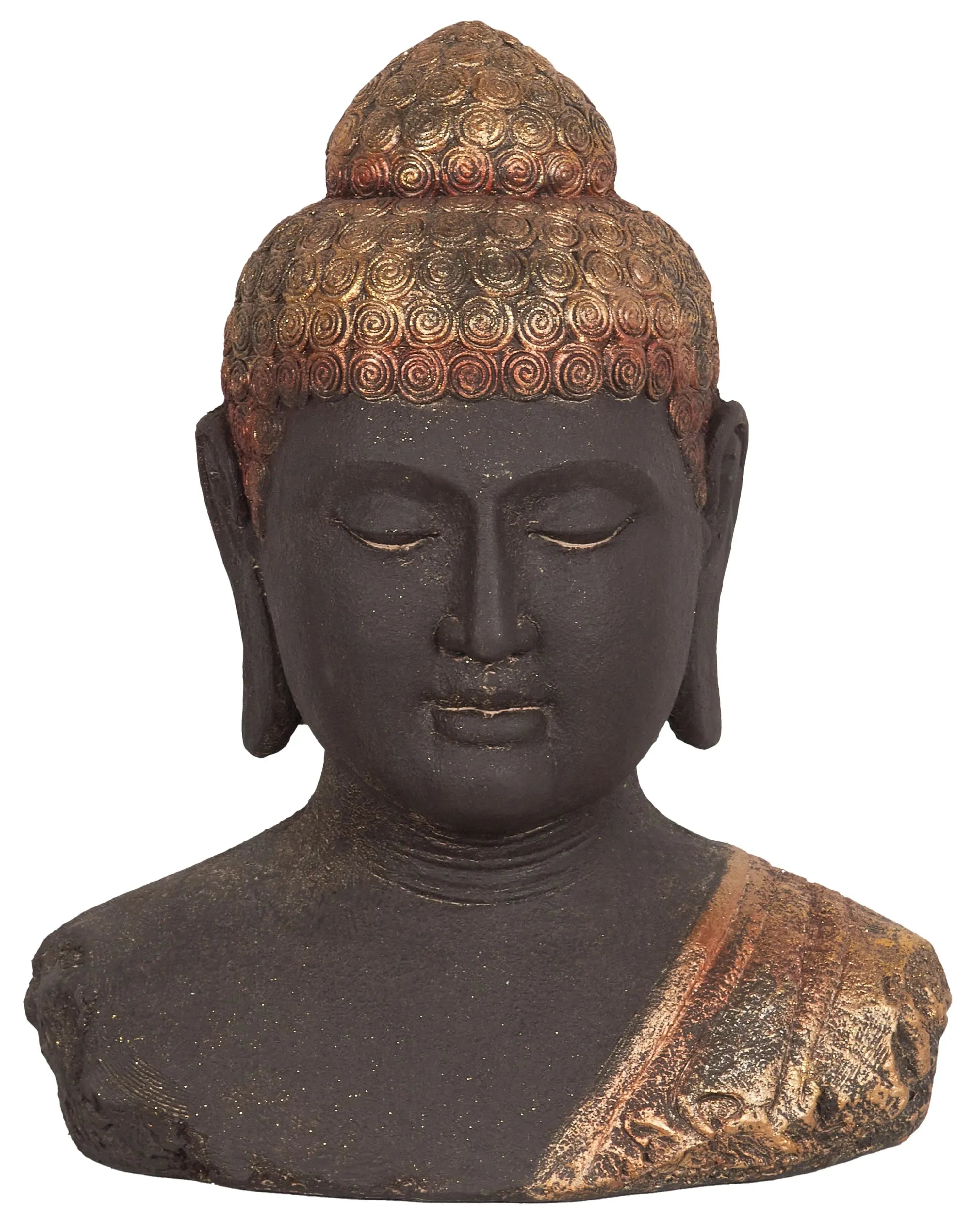 Accessorio decorativo Buddha CARUM Ceramica Nero