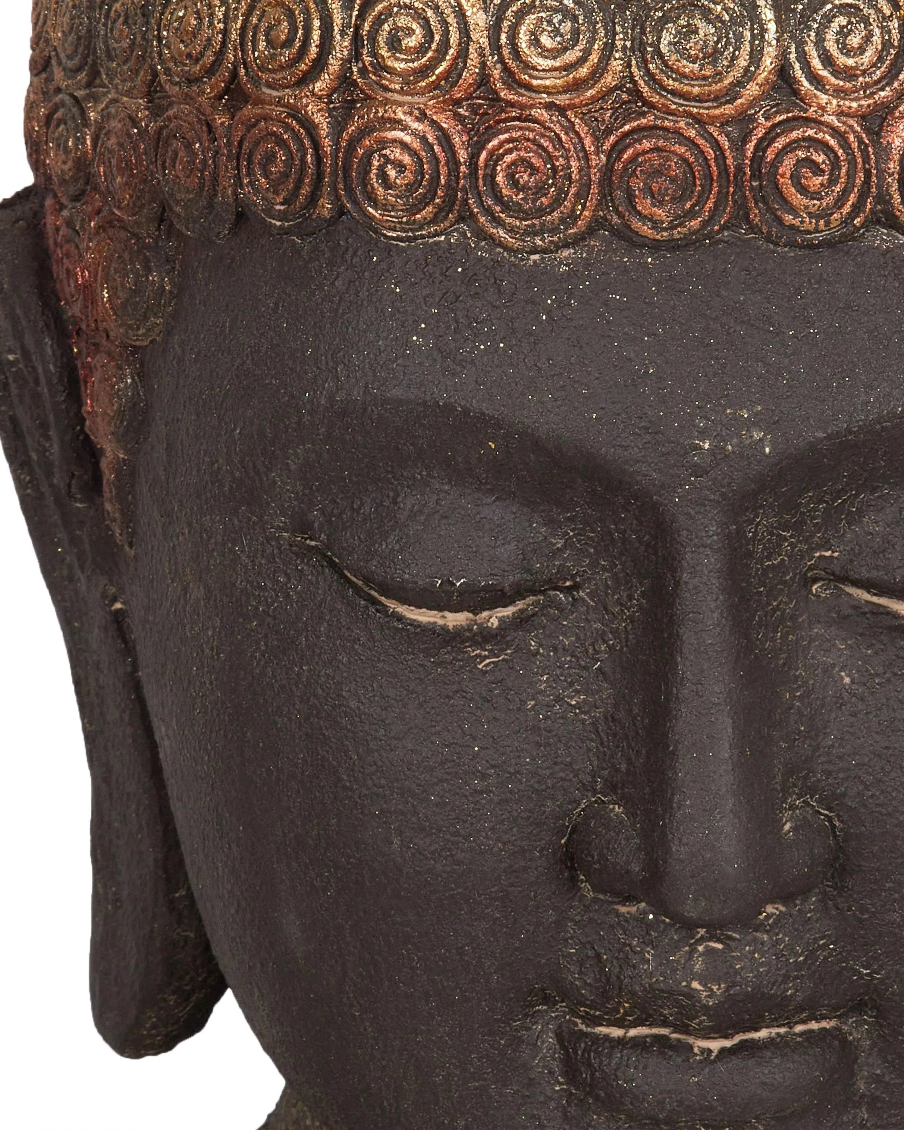 Accessorio decorativo Buddha CARUM Ceramica Nero
