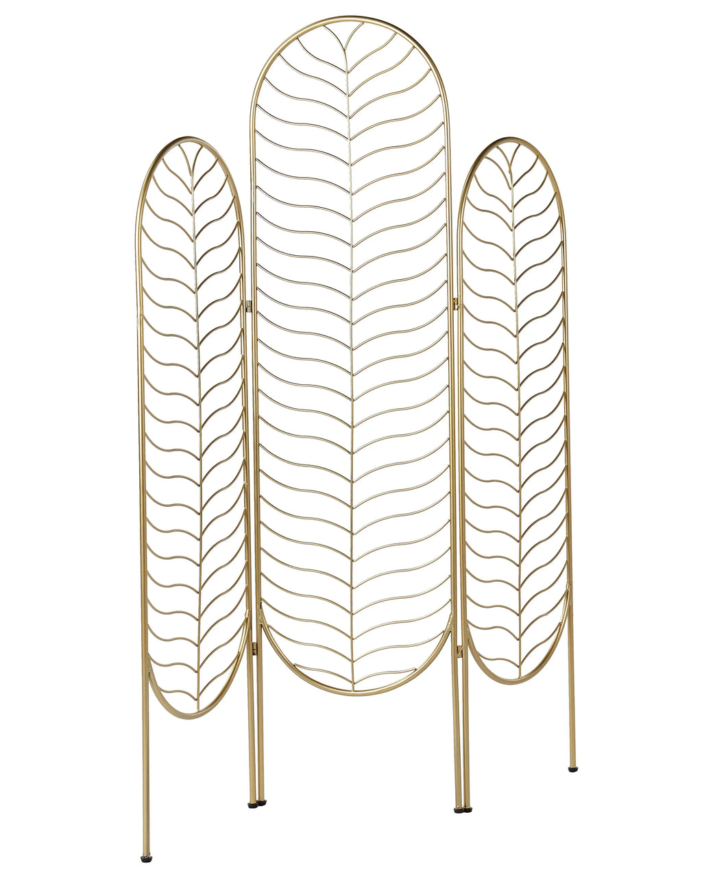 Divisorio per ambienti a 3 pannelli PESCIA Oro 120 cm 160 cm