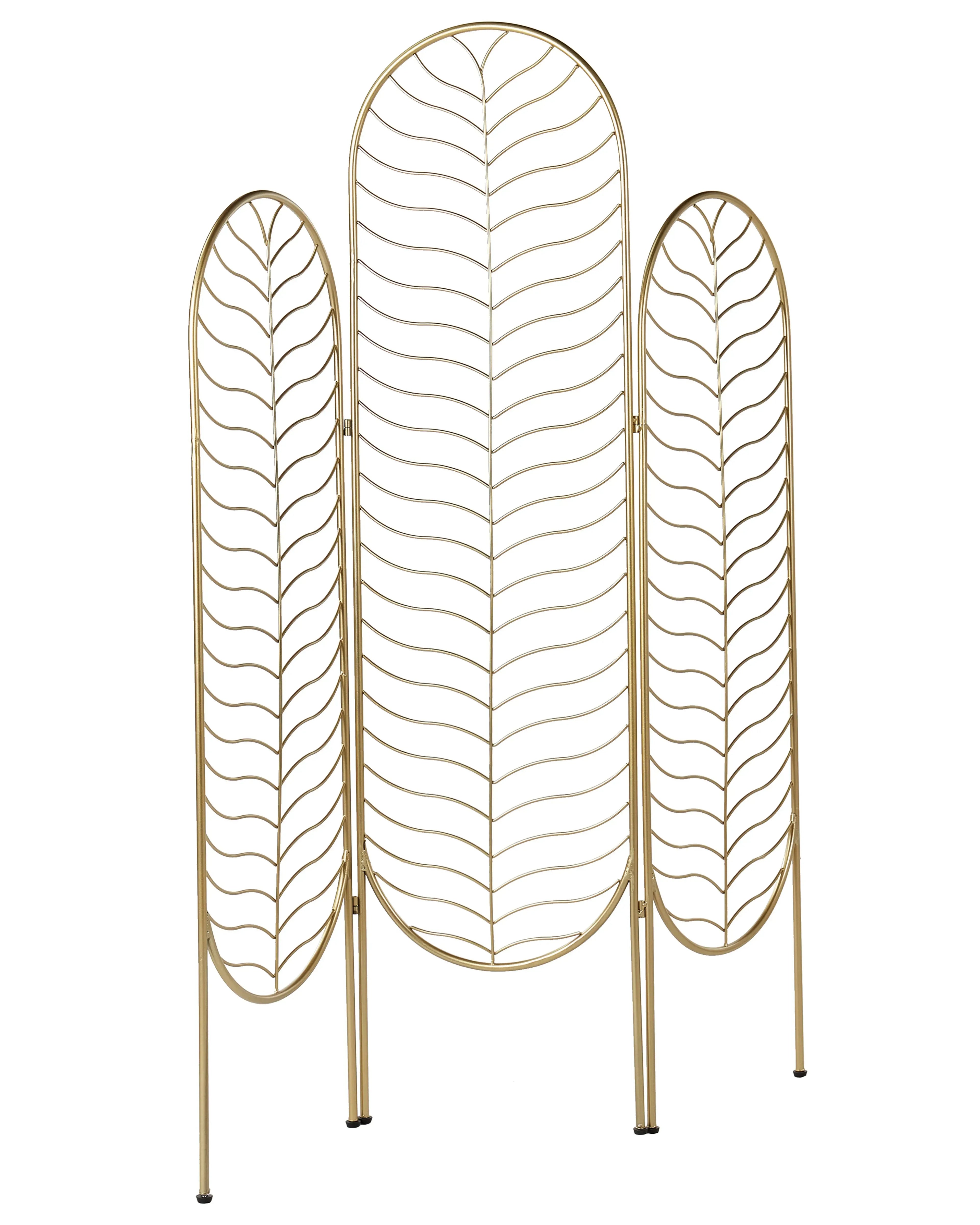 Divisorio per ambienti a 3 pannelli PESCIA Oro 120 cm 160 cm