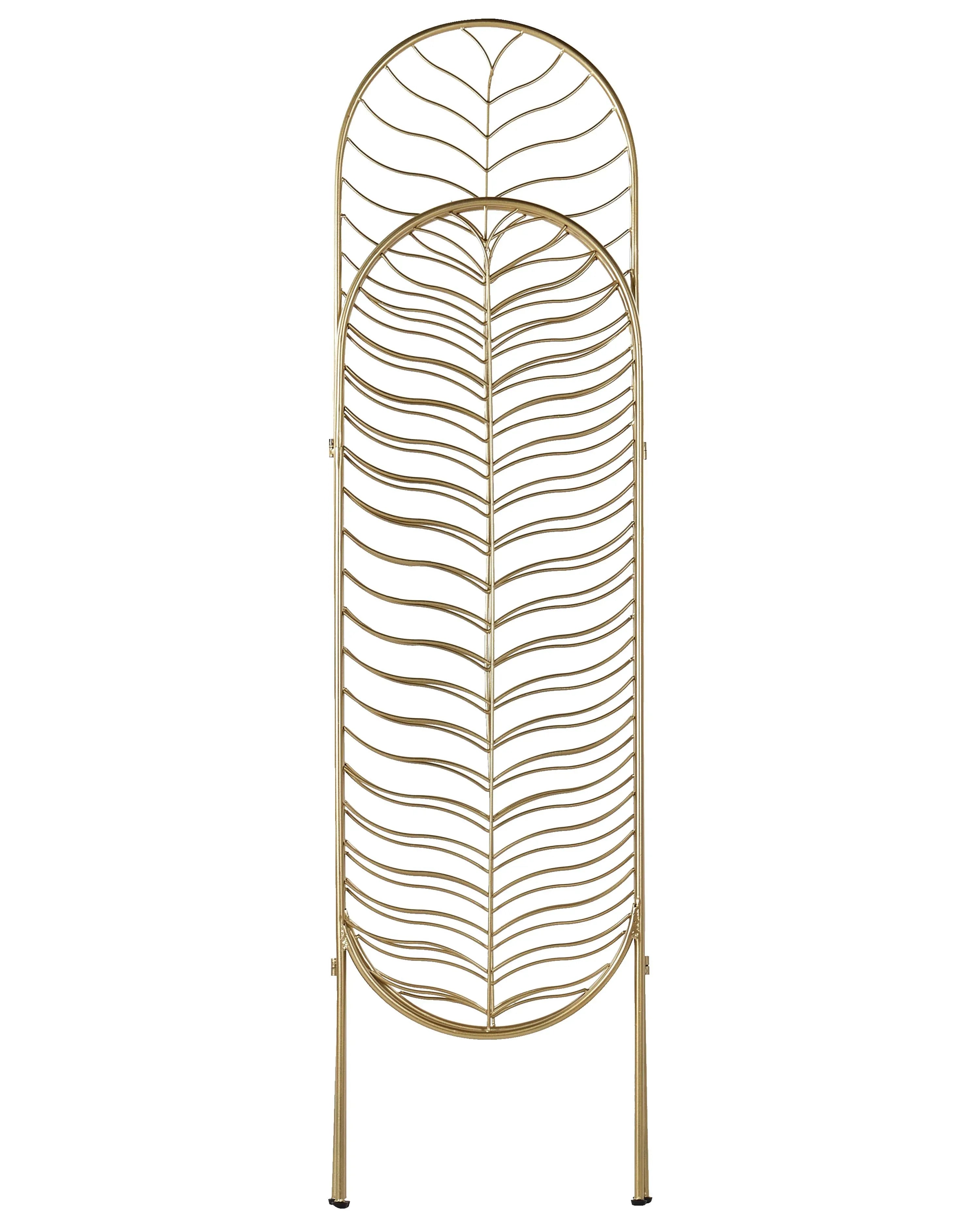Divisorio per ambienti a 3 pannelli PESCIA Oro 120 cm 160 cm