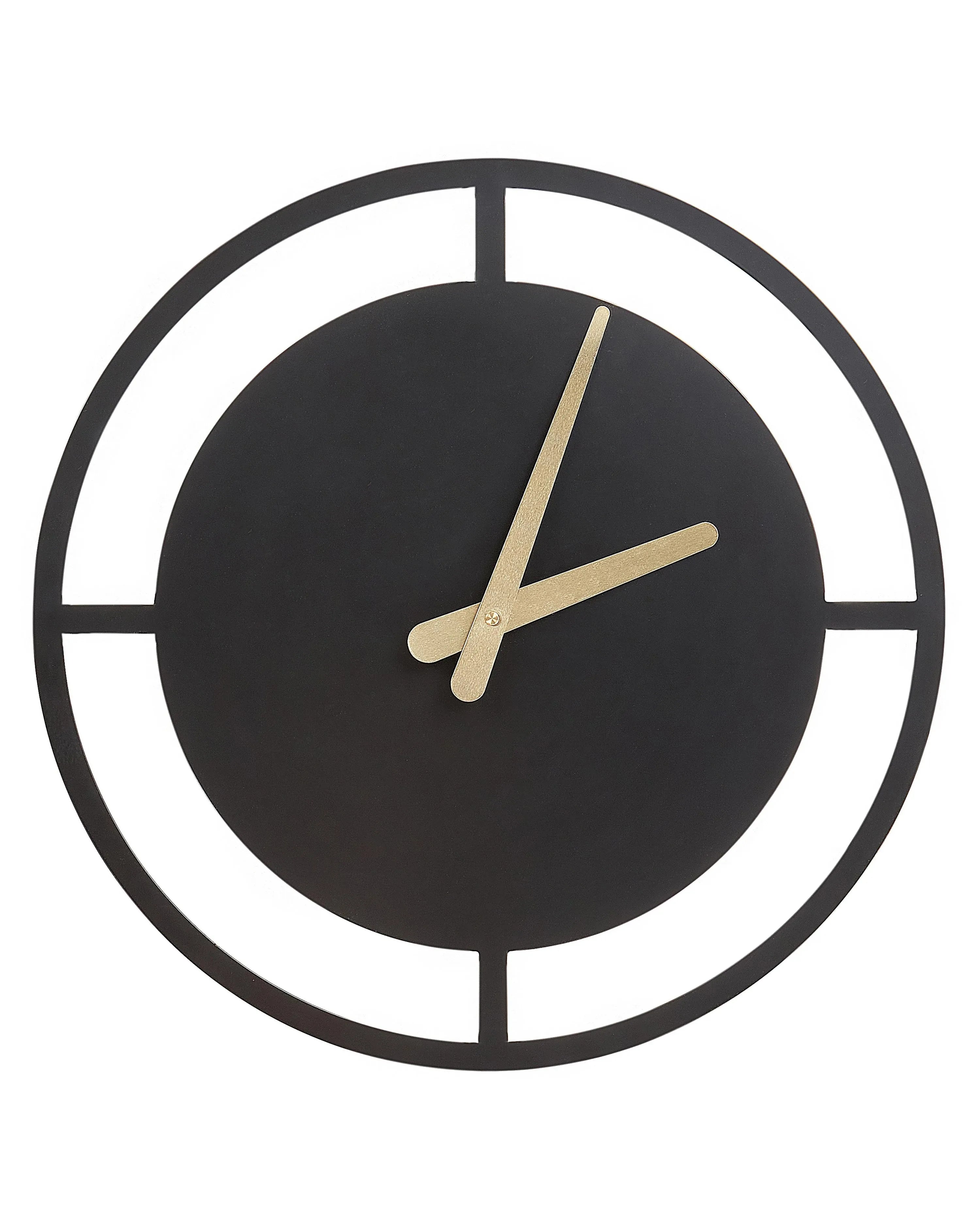 Orologio da parete TRIENT 40 cm Metallo Nero