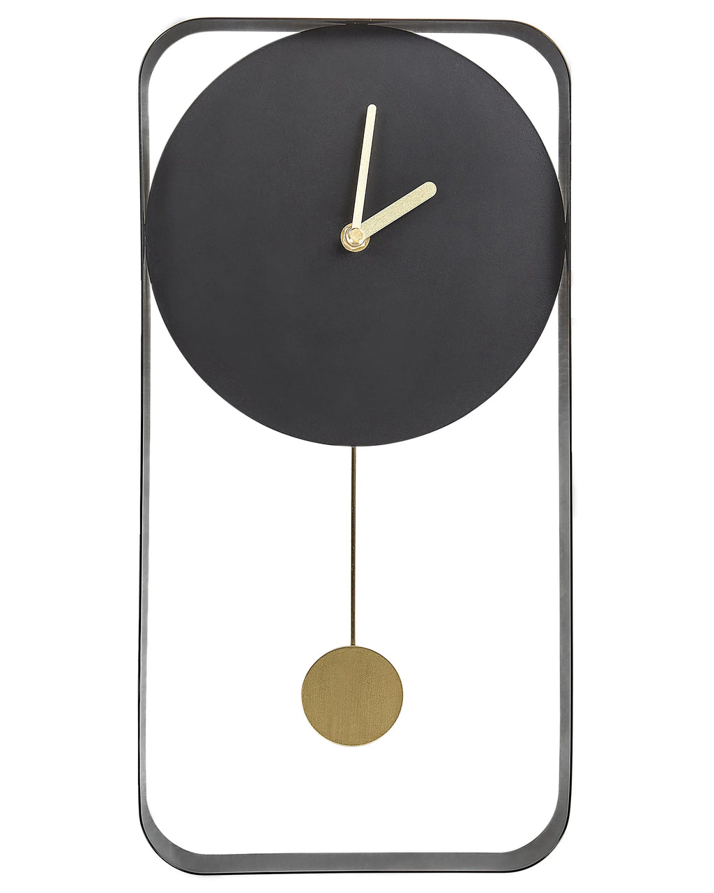 Orologio da parete SERVOZ 21 cm Metallo Nero