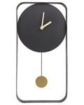 Orologio da parete SERVOZ 21 cm Metallo Nero