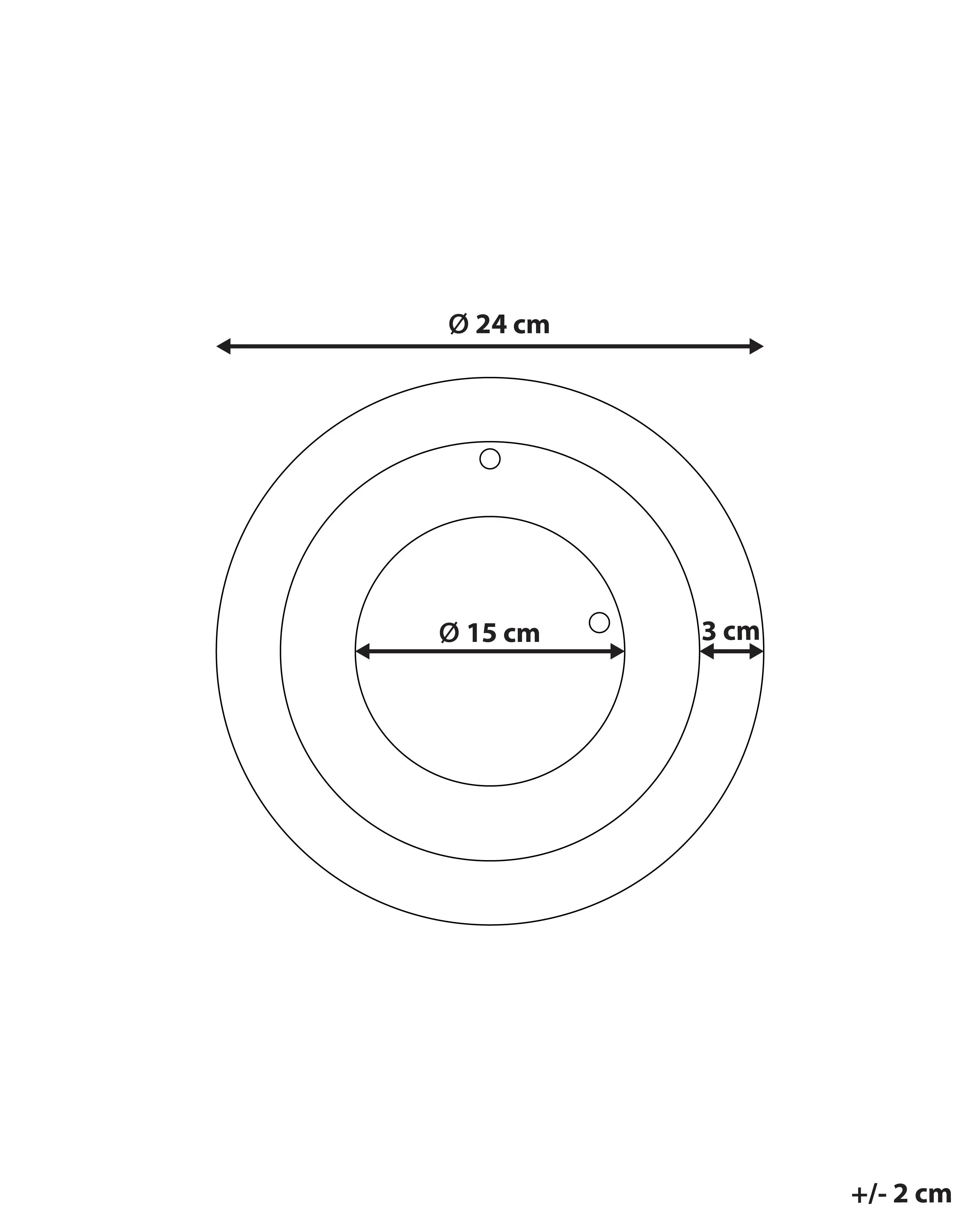 Orologio da parete CLUSES 30 cm Metallo Nero