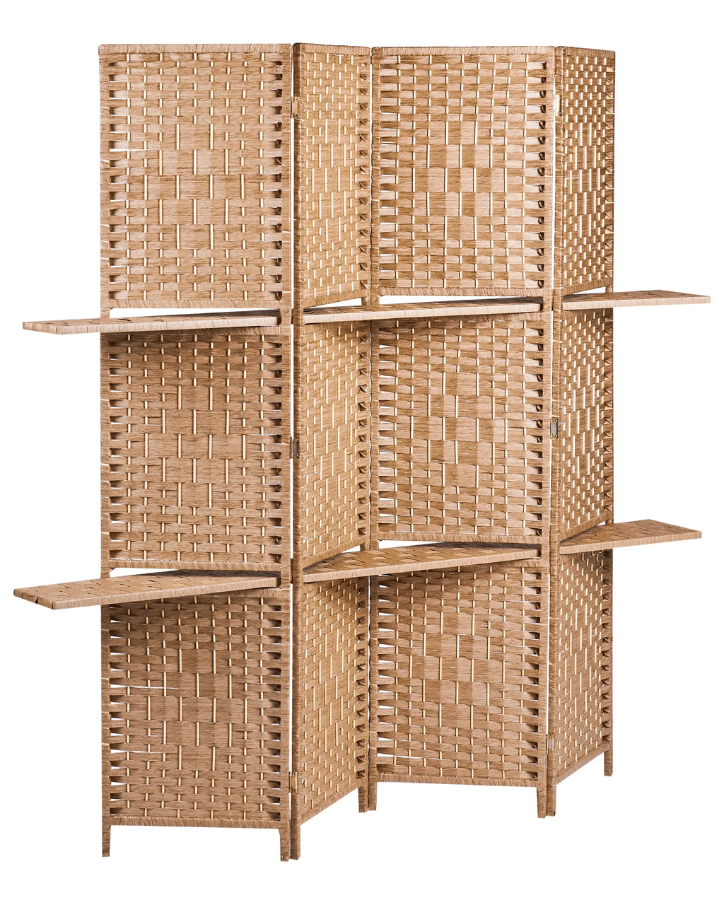 Divisorio per ambienti a 4 pannelli TRAFOI Marrone 158 cm 170 cm