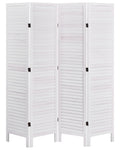 Divisorio per ambienti a 4 pannelli AVENES Bianco sporco 163 cm 170 cm