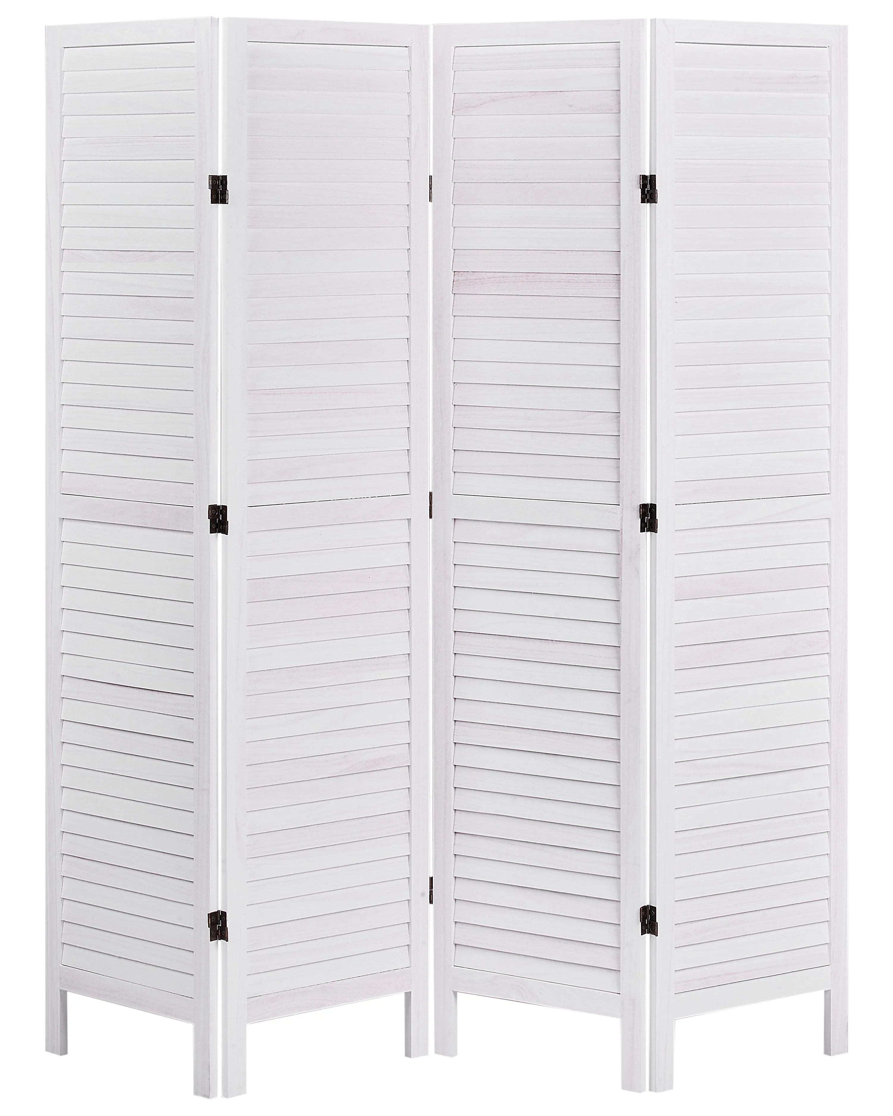 Divisorio per ambienti a 4 pannelli AVENES Bianco sporco 163 cm 170 cm
