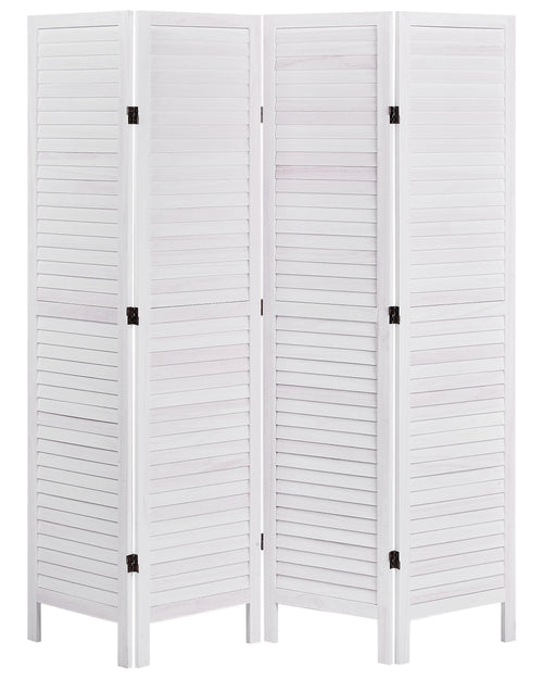 Divisorio per ambienti a 4 pannelli AVENES Bianco sporco 163 cm 170 cm