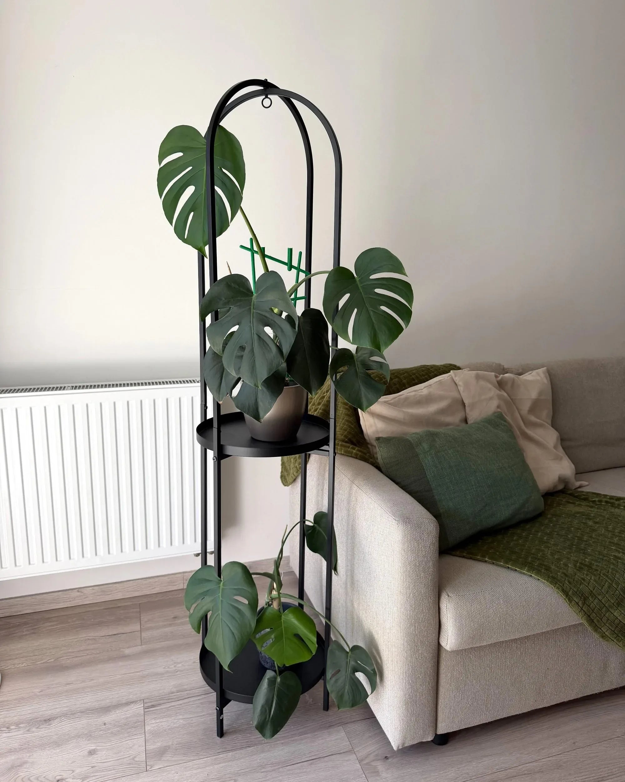 Supporto per vasi TAMARIX Metallo 35 cm Nero