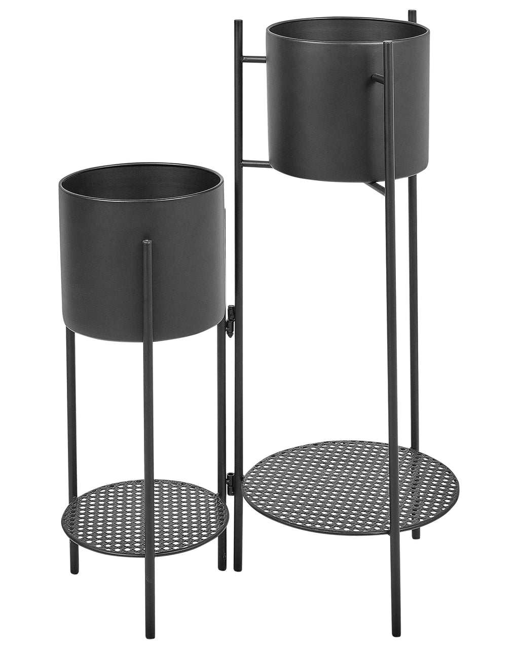 Supporto per vasi ULMUS Metallo 58 cm Nero