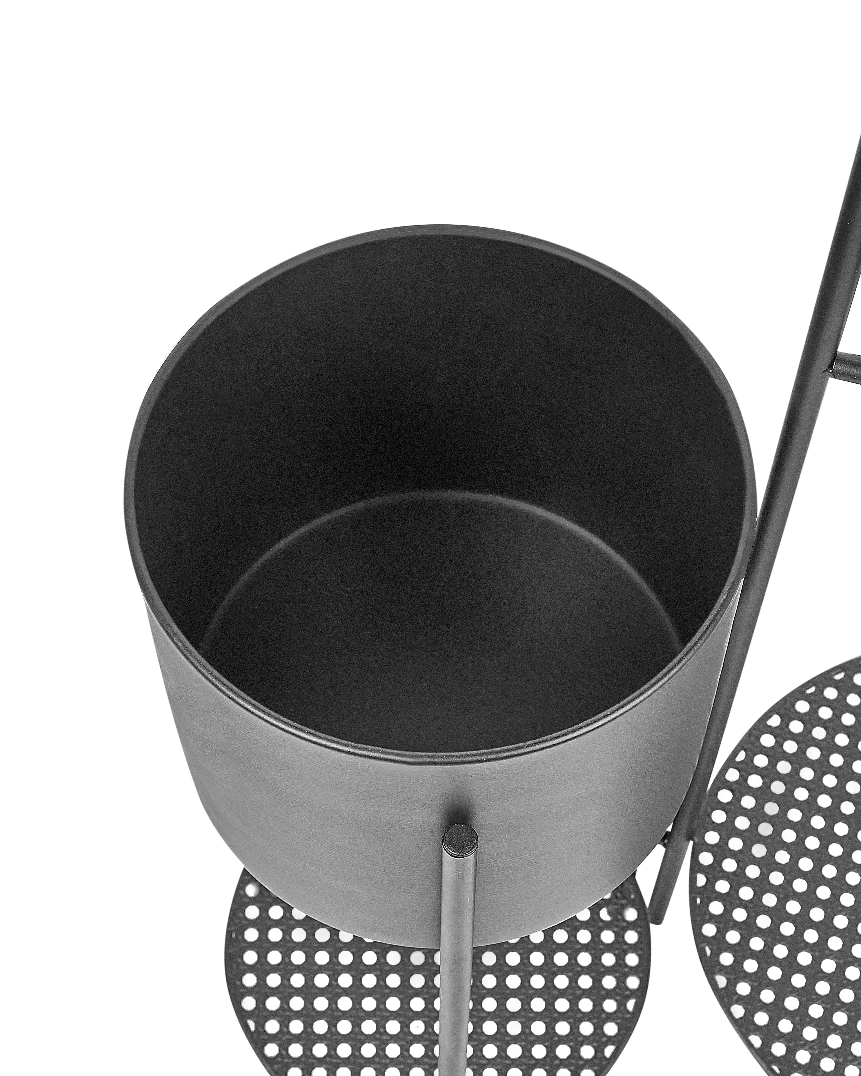 Supporto per vasi ULMUS Metallo 58 cm Nero