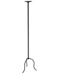 Portacandele ALMADA Metallo 118 cm Nero