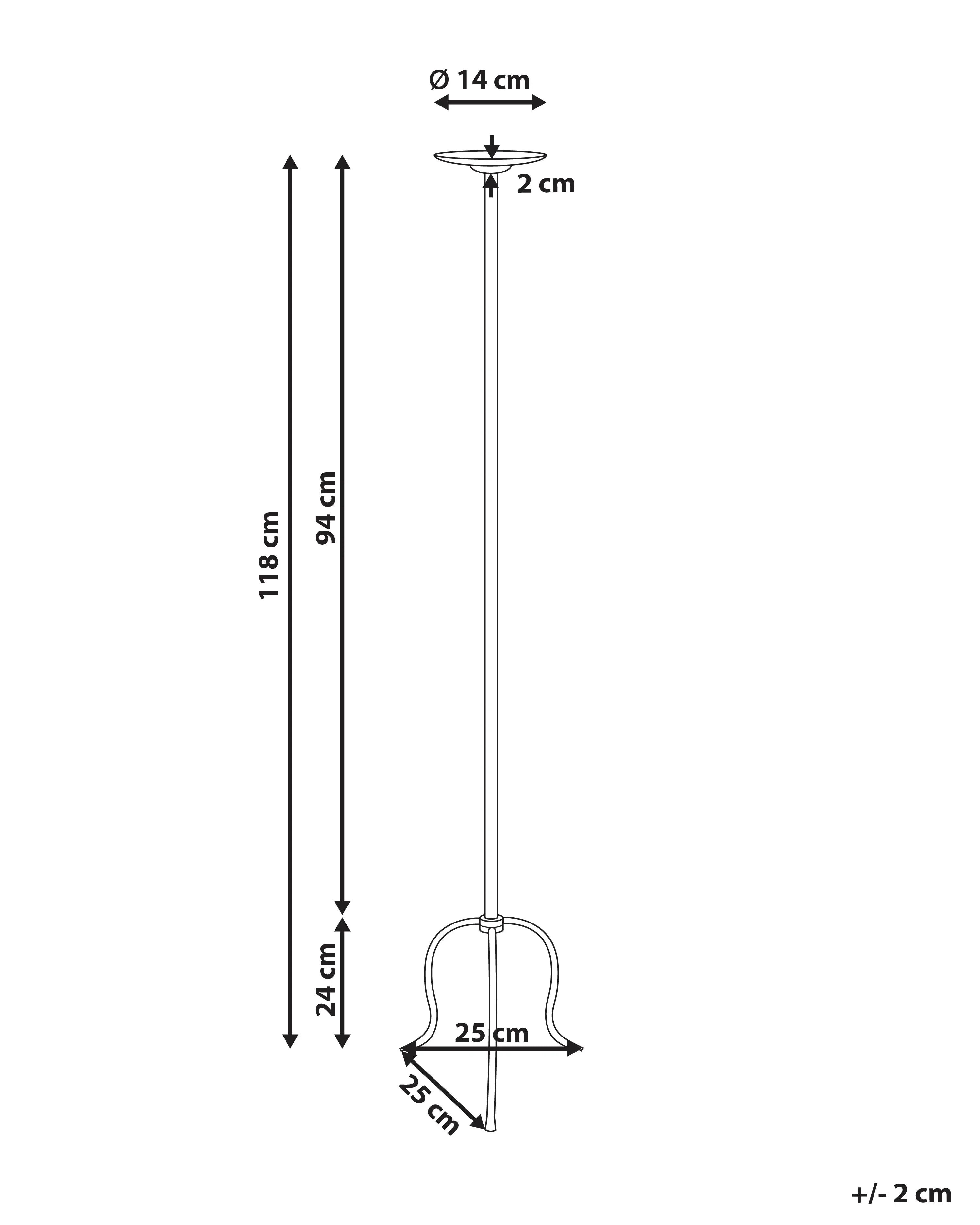 Portacandele ALMADA Metallo 118 cm Nero
