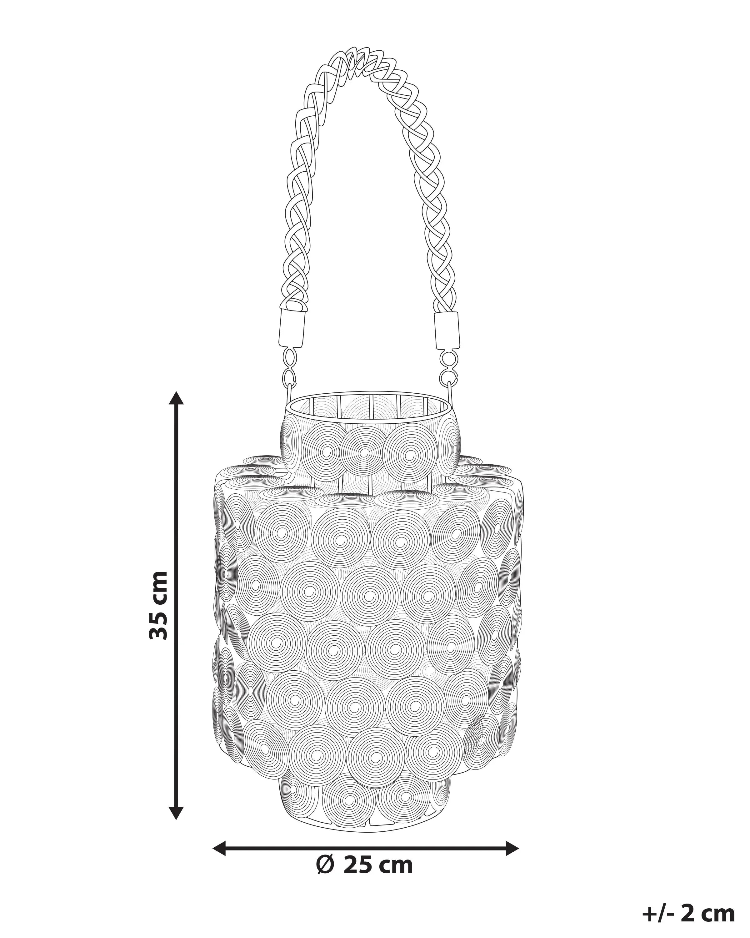 Lanterna MMOJSTIR Metallo 35 cm Nero