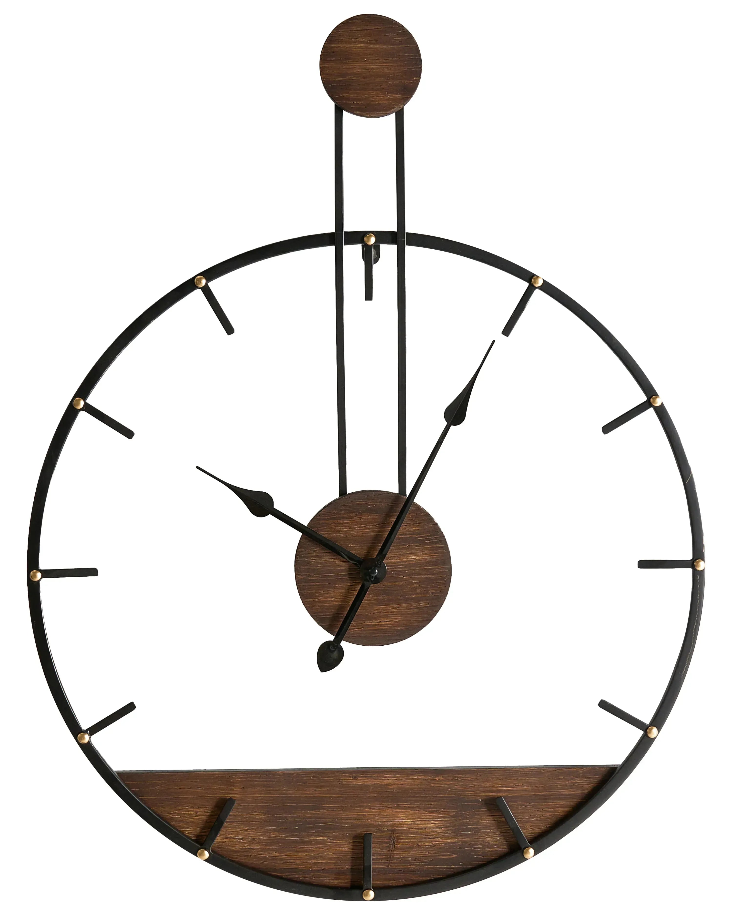 Orologio da parete TAUGON 60 cm Metallo Nero