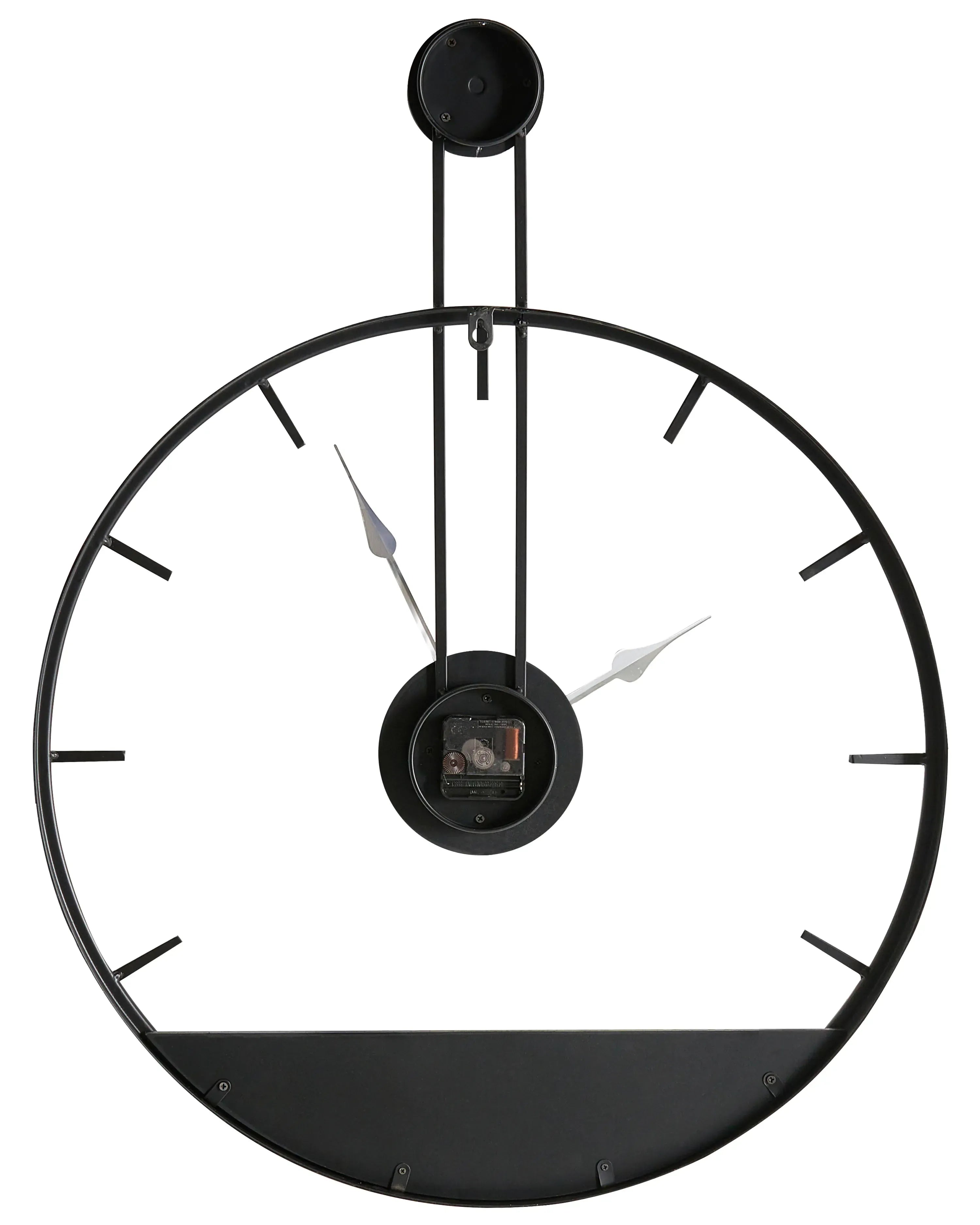 Orologio da parete TAUGON 60 cm Metallo Nero