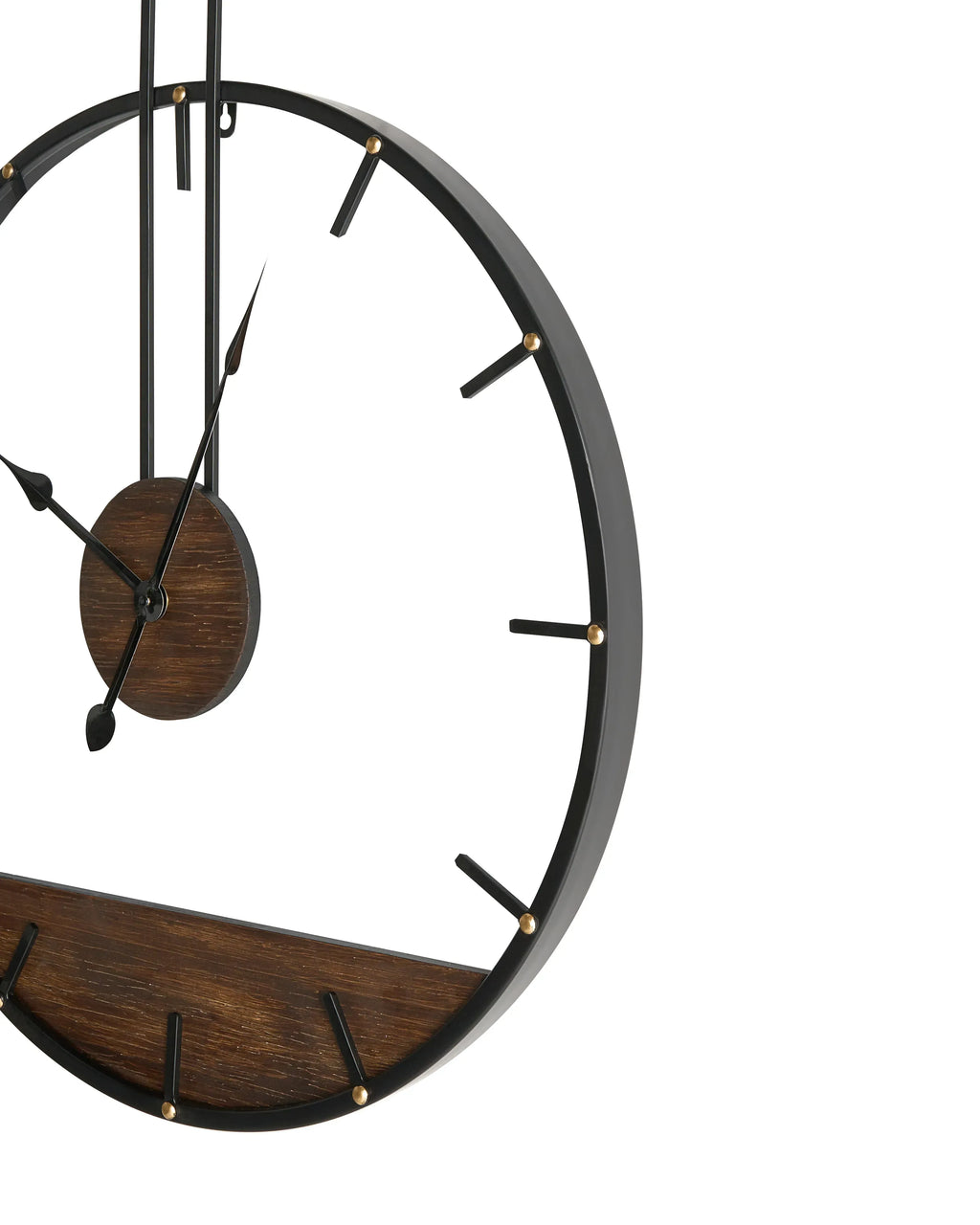 Orologio da parete TAUGON 60 cm Metallo Nero