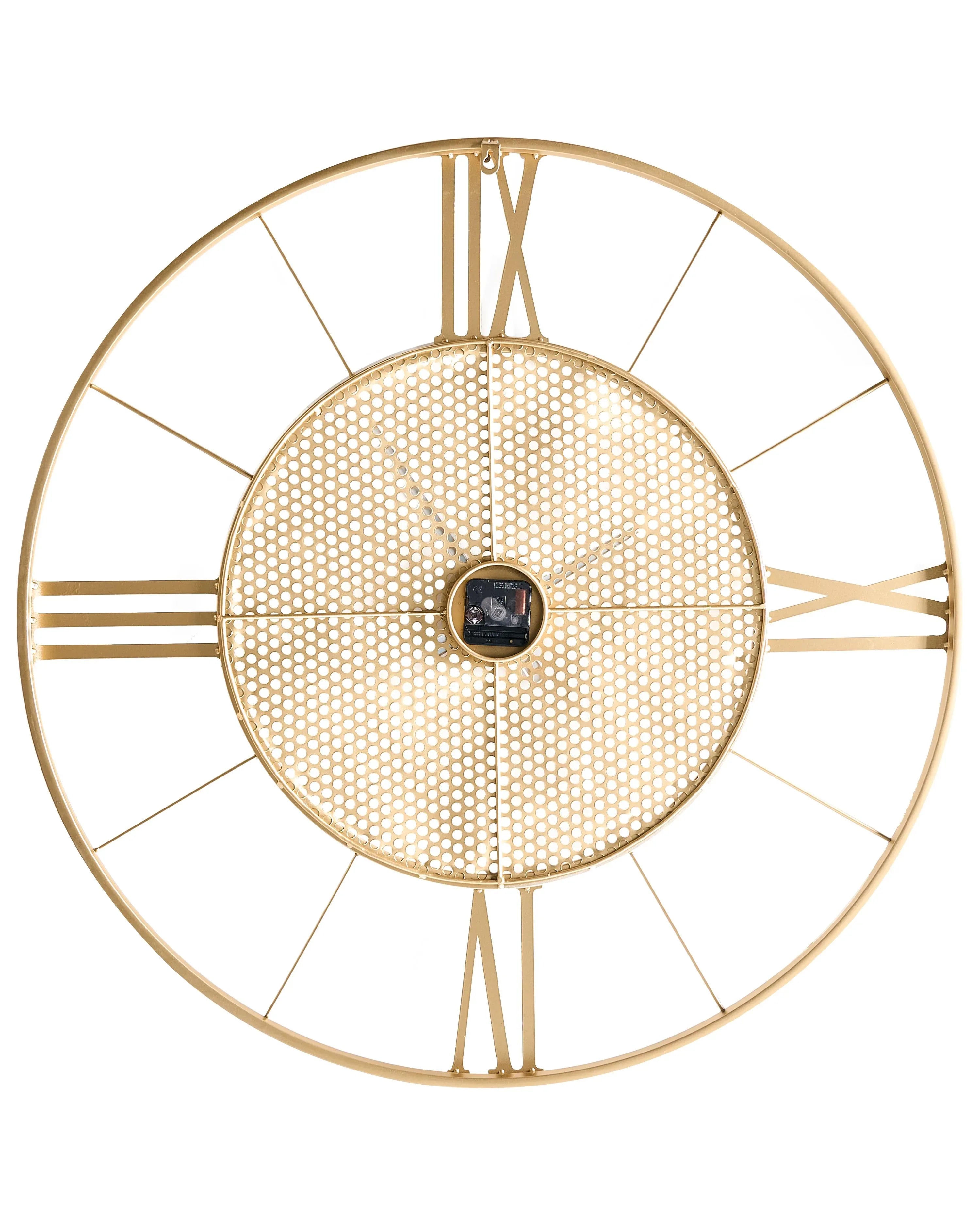 Orologio da parete BLAMERE 80 cm Metallo Oro
