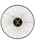Orologio da parete SAZAIS 80 cm Metallo Nero