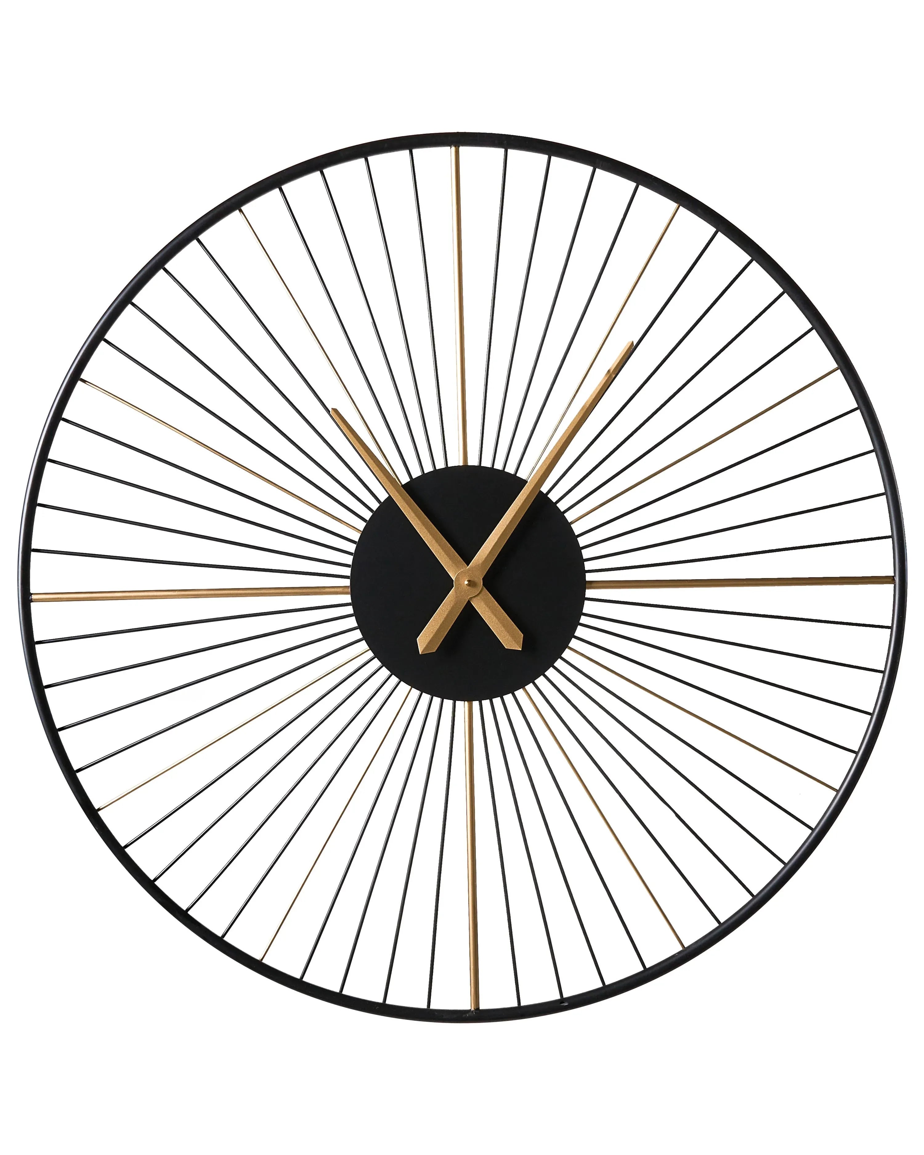 Orologio da parete SAZAIS 80 cm Metallo Nero