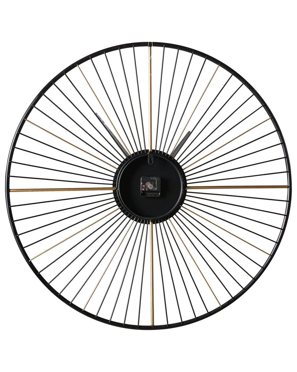 Orologio da parete SAZAIS 80 cm Metallo Nero
