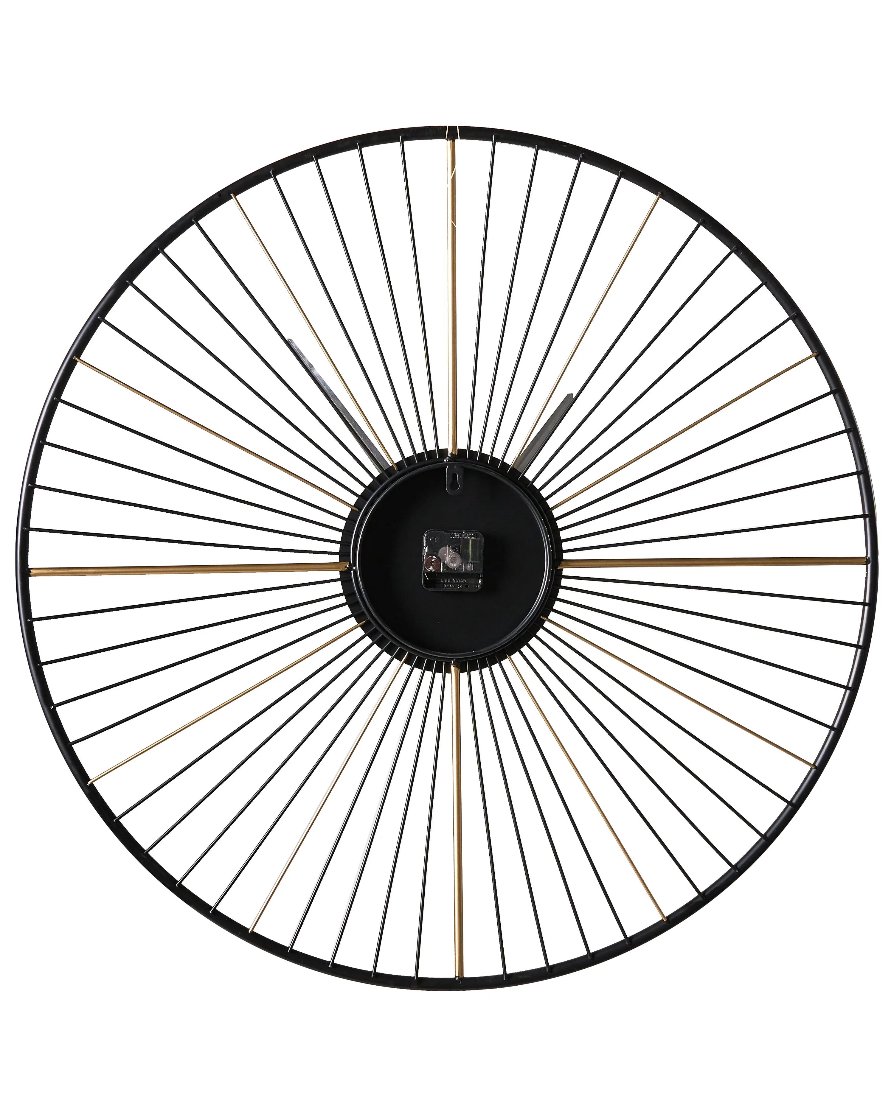 Orologio da parete SAZAIS 80 cm Metallo Nero