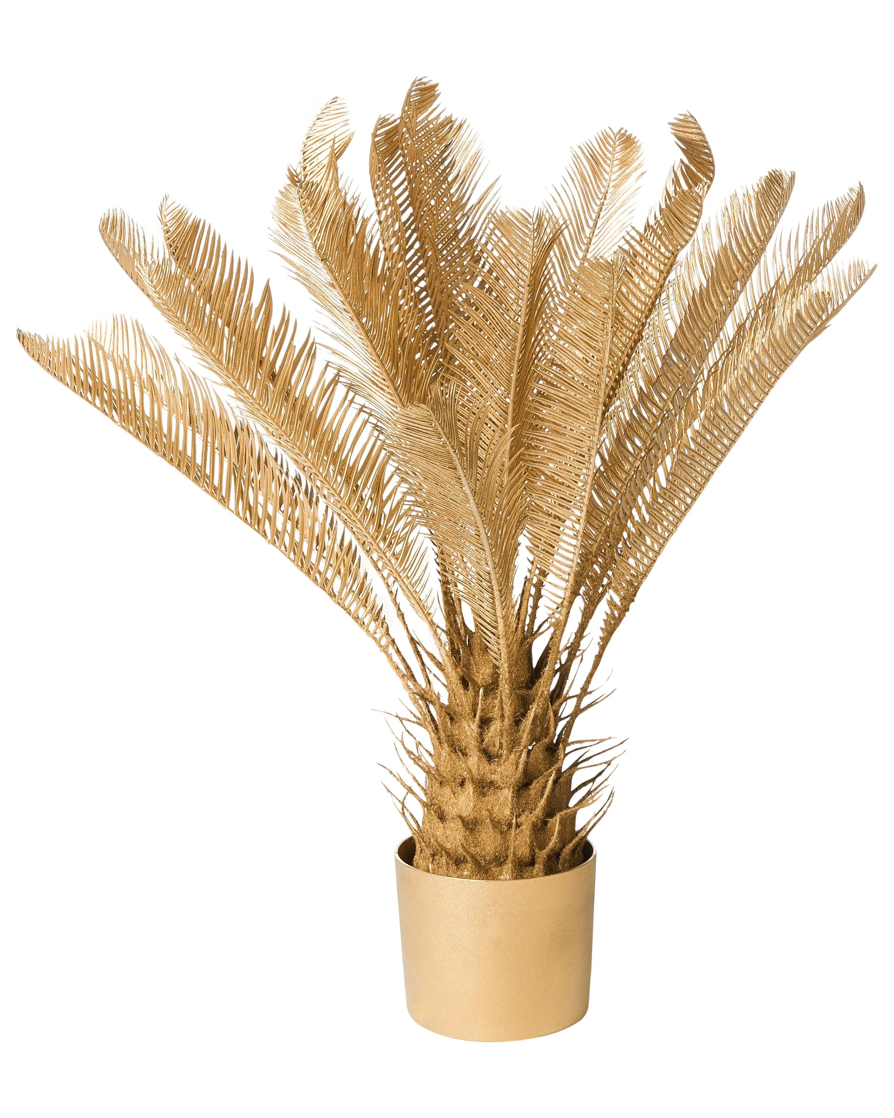 Pianta artificiale ARECA PALM TREE 70 cm Oro