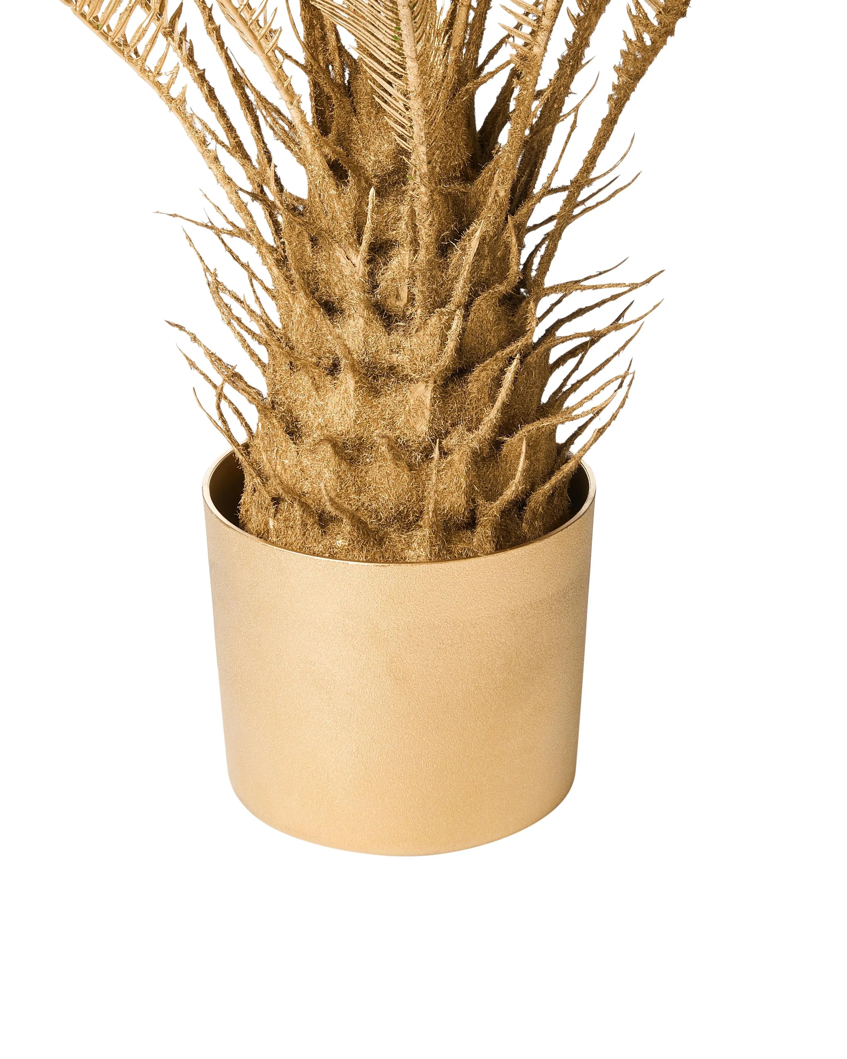 Pianta artificiale ARECA PALM TREE 70 cm Oro
