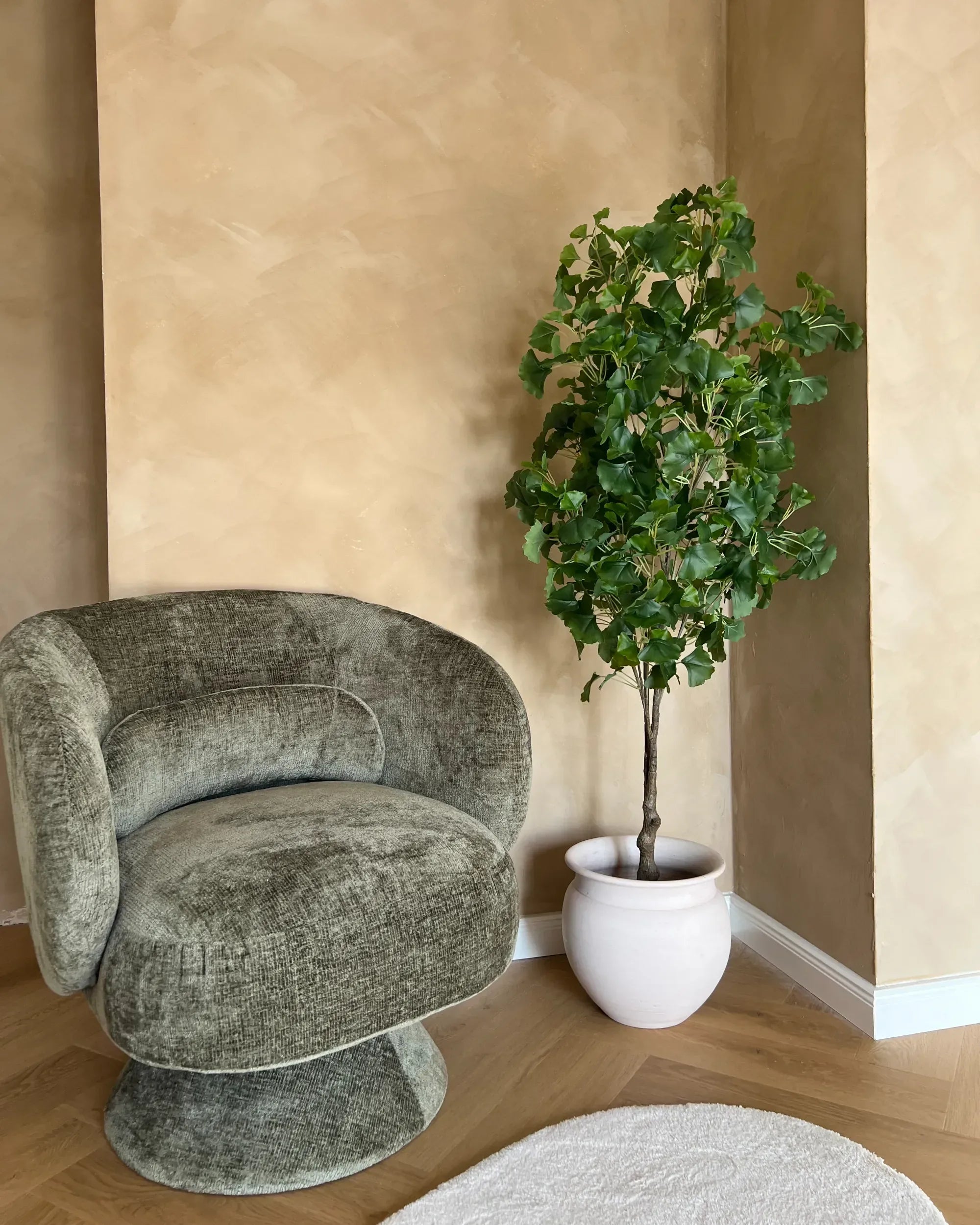 Pianta artificiale GINKGO TREE 150 cm Verde