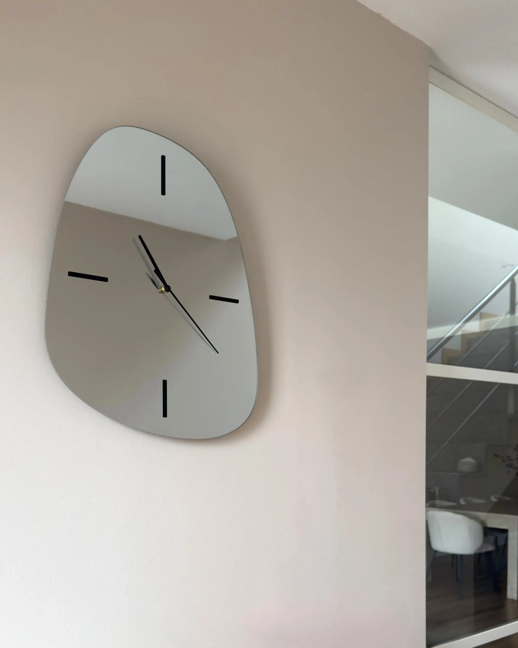 Orologio da parete ALMANSA 45 cm Argento