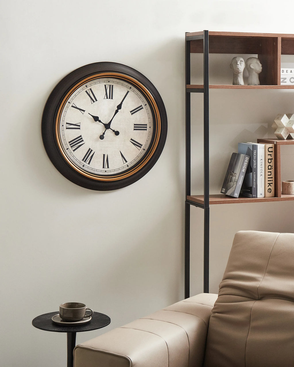 Orologio da parete VILLENA 63 cm Nero