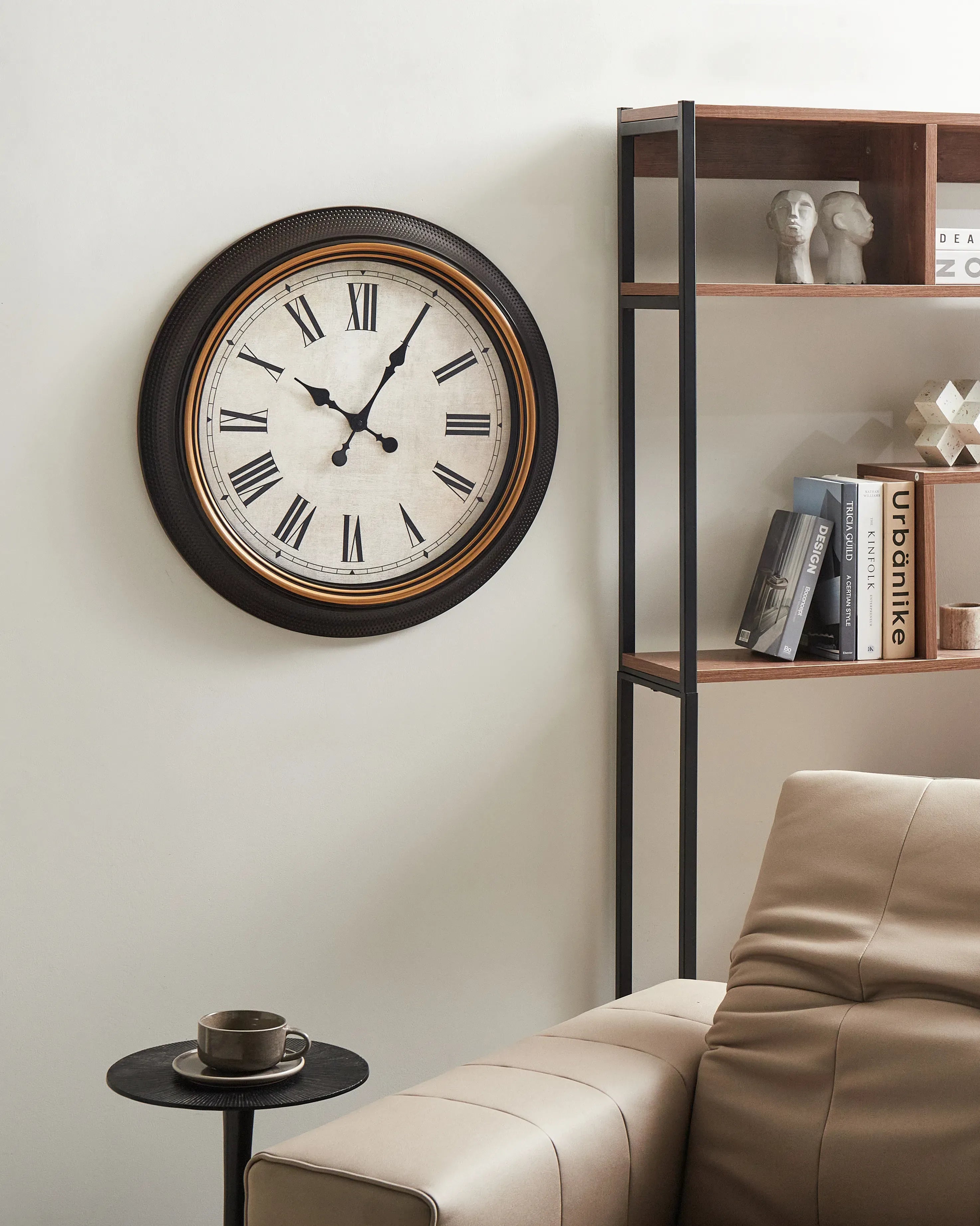 Orologio da parete VILLENA 63 cm Nero